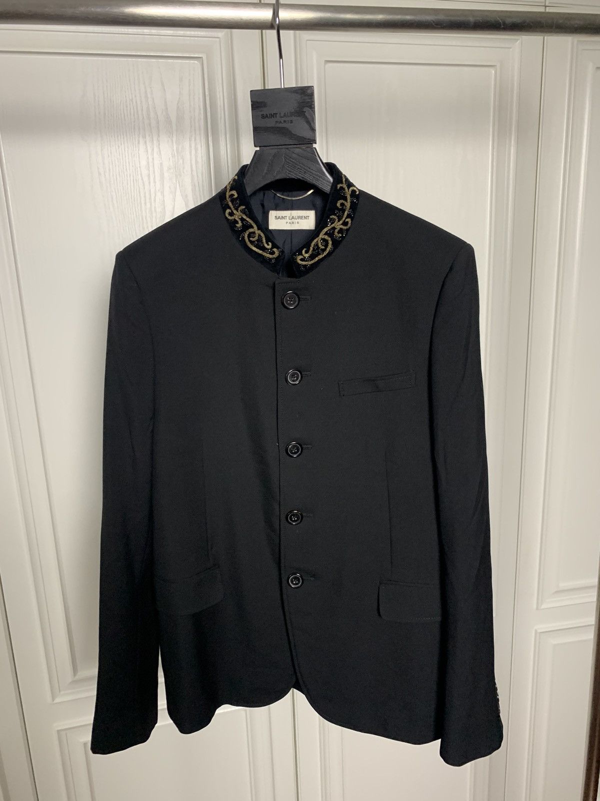 Saint Laurent Paris Saint Laurent Napoleonic Officer Embroidered