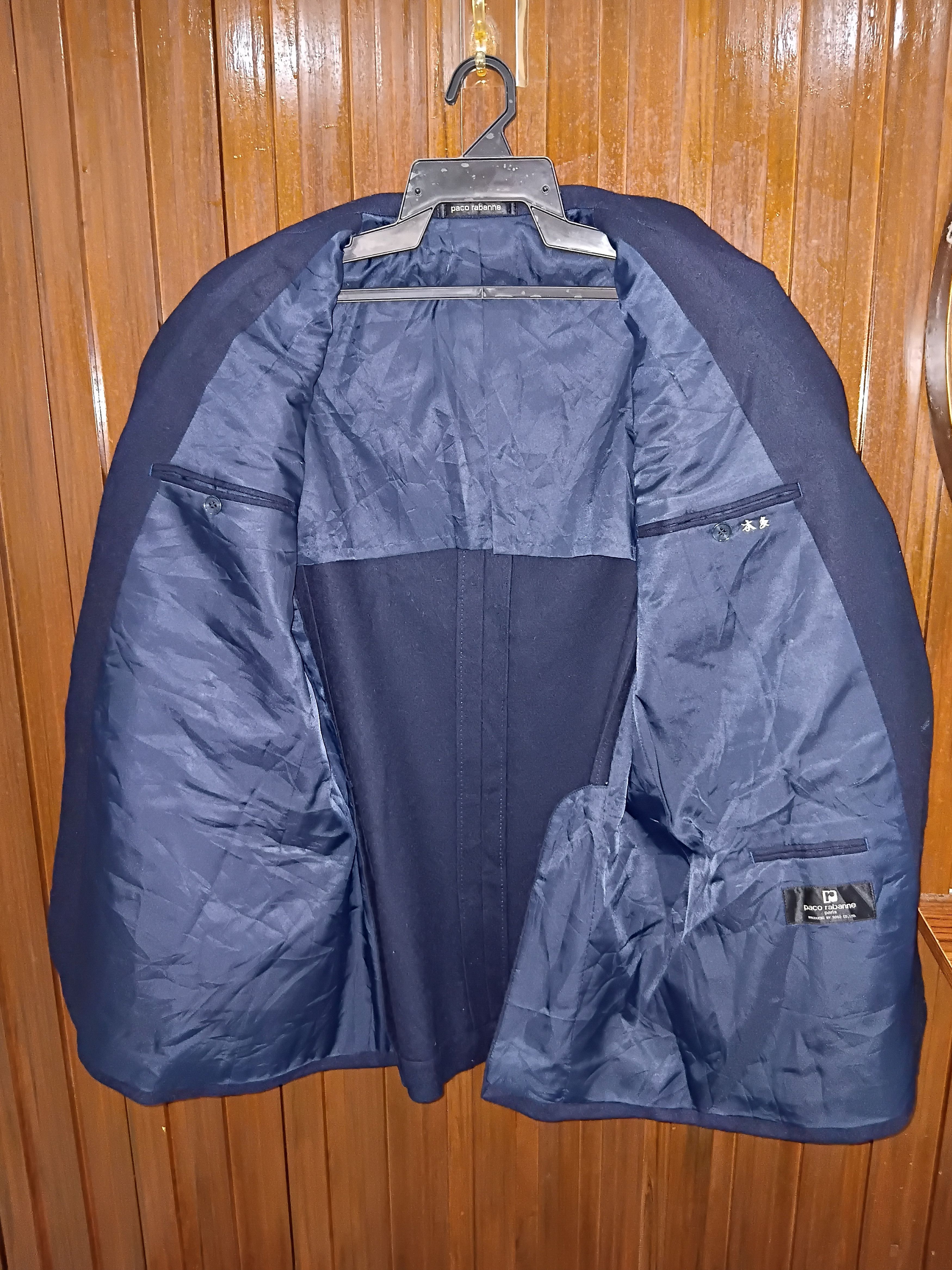 Other Vintage Paco Rabbane Paris Blazer Coat Wool Jacket Size US M / EU 48-50 / 2 - 5 Thumbnail