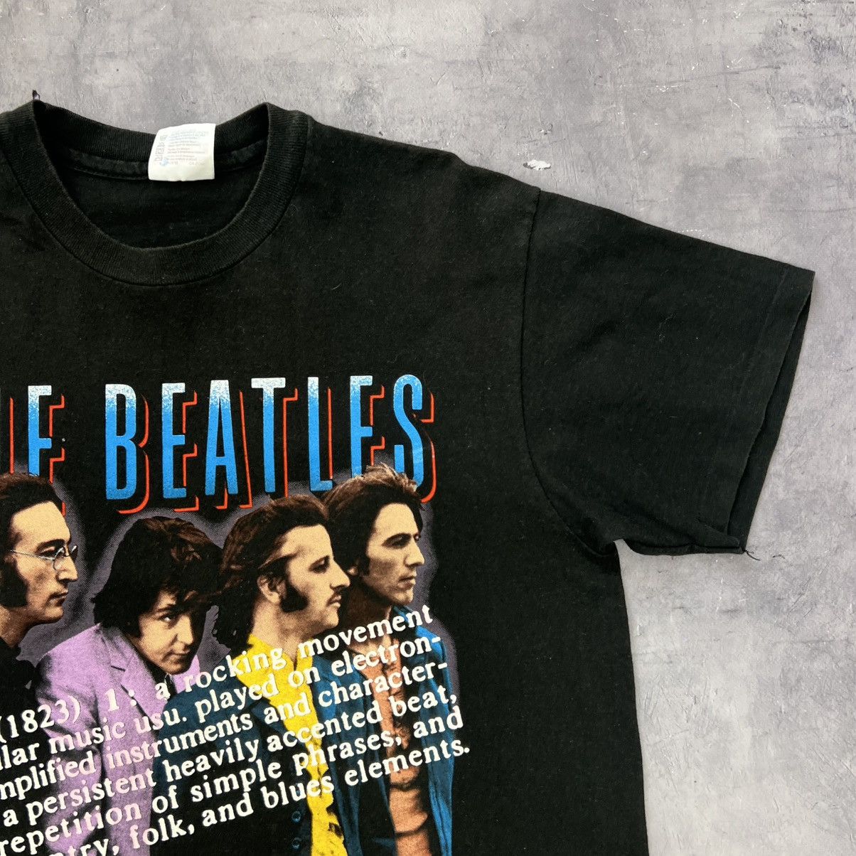 Band Tees Rare! The Beatles 1991 Apple Paul John Ringo George 90s Size US L / EU 52-54 / 3 - 4 Thumbnail