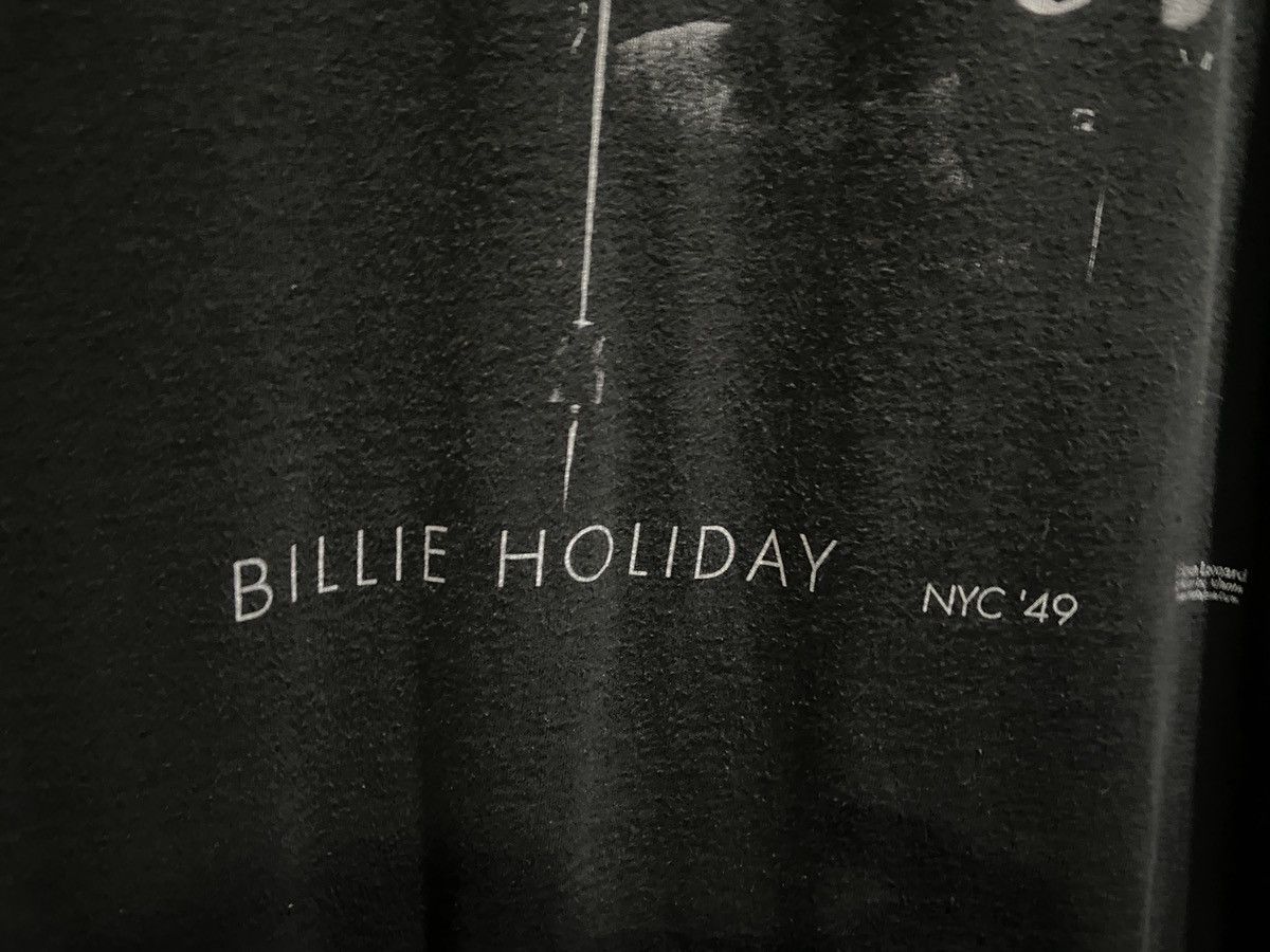 Band Tees × Vintage Vintage 90s BILLIE HOLIDAY Blue Rock TOUR TShirt Size US XL / EU 56 / 4 - 5 Thumbnail
