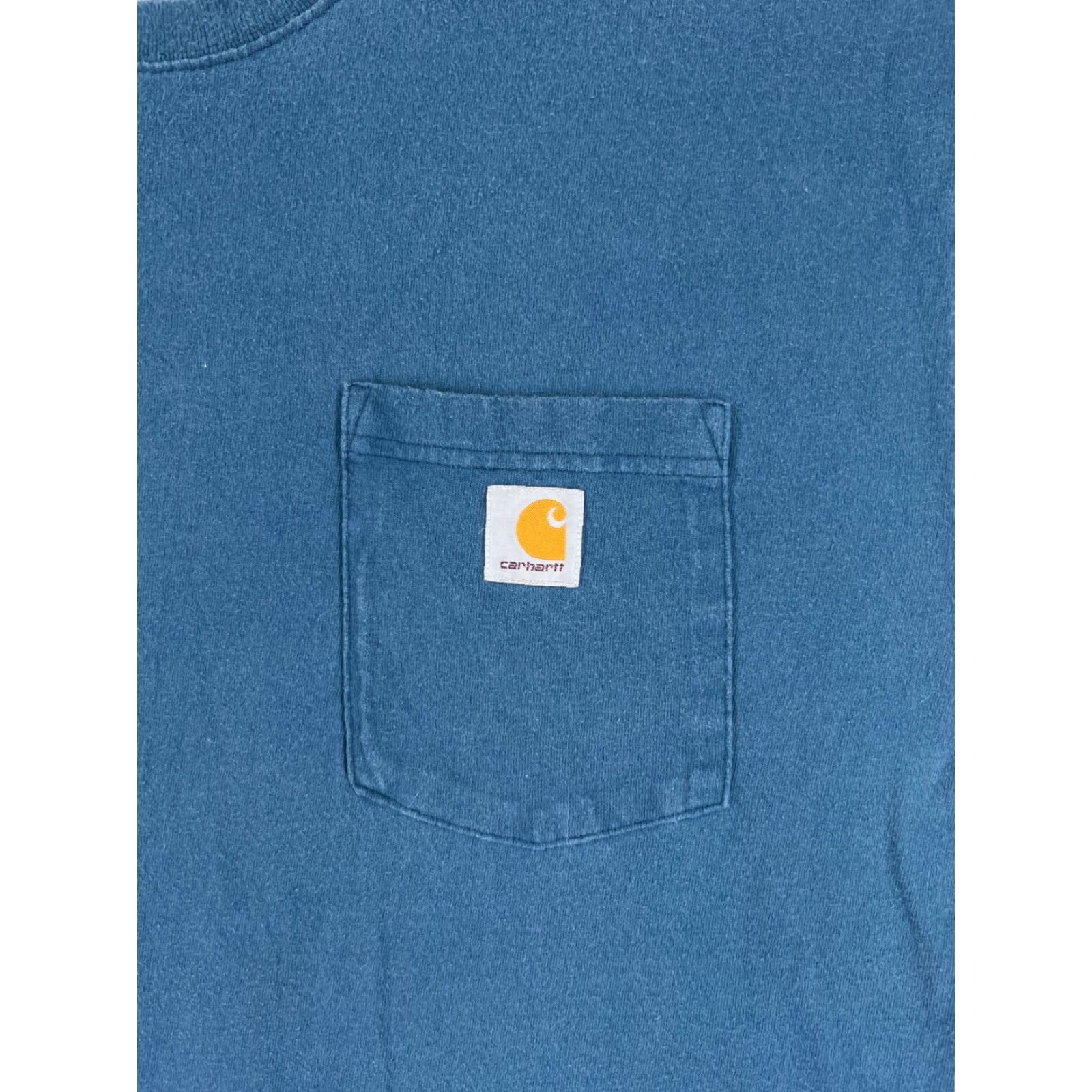 Carhartt Carhartt Mens T-Shirt 2XL Blue 100% Cotton Short Sleeve Crew Neck Pocket Jersey Logo Size US XXL / EU 58 / 5 - 6 Thumbnail