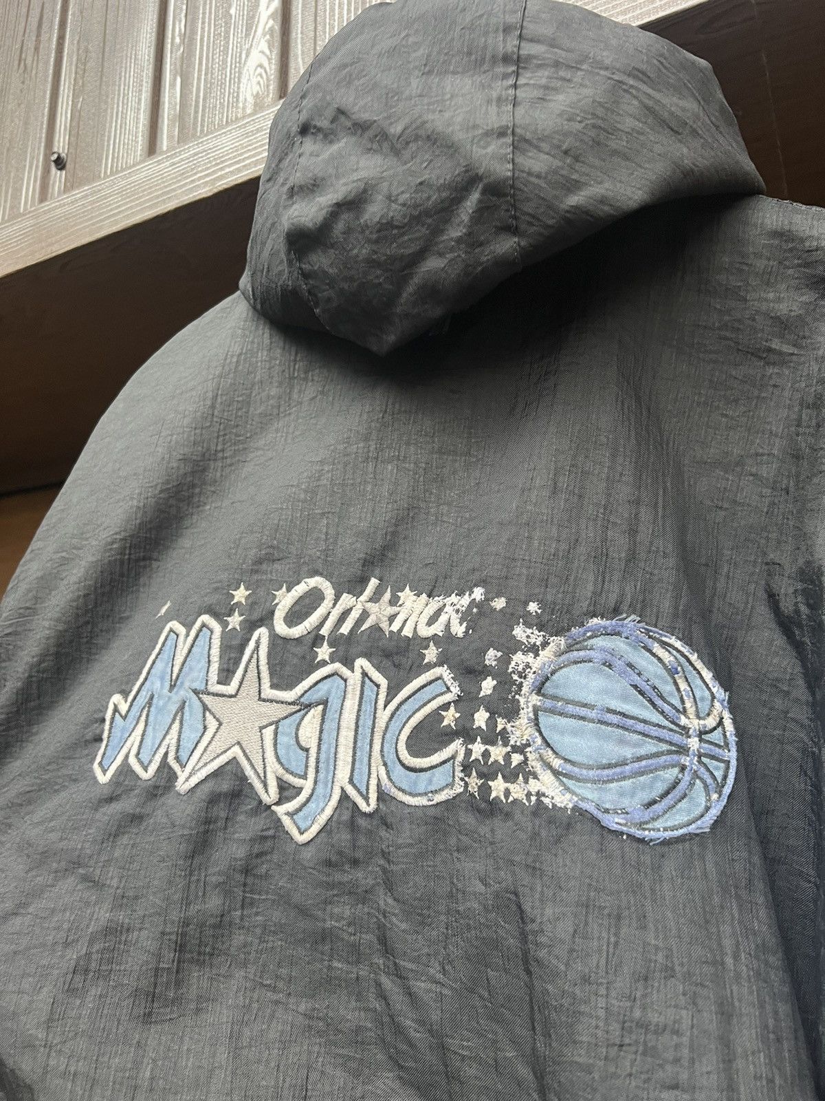 NBA × Vintage Vintage Orlando Magic NBA Big Logo Jacket Bomber Size US XS / EU 42 / 0 - 3 Thumbnail
