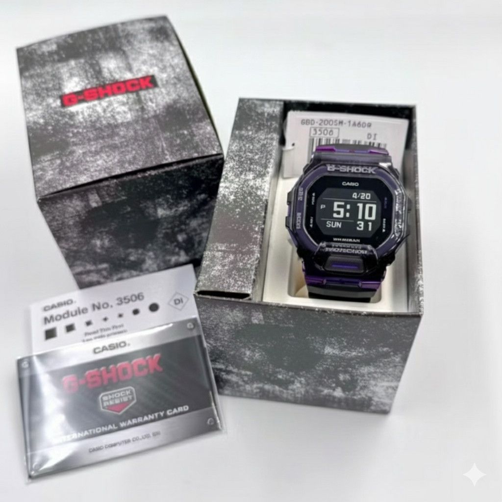 Casio Casio G Shock GBD-200SM-1A6 G-squad Bluetooth Watch ( New ) Size ONE SIZE - 2 Thumbnail