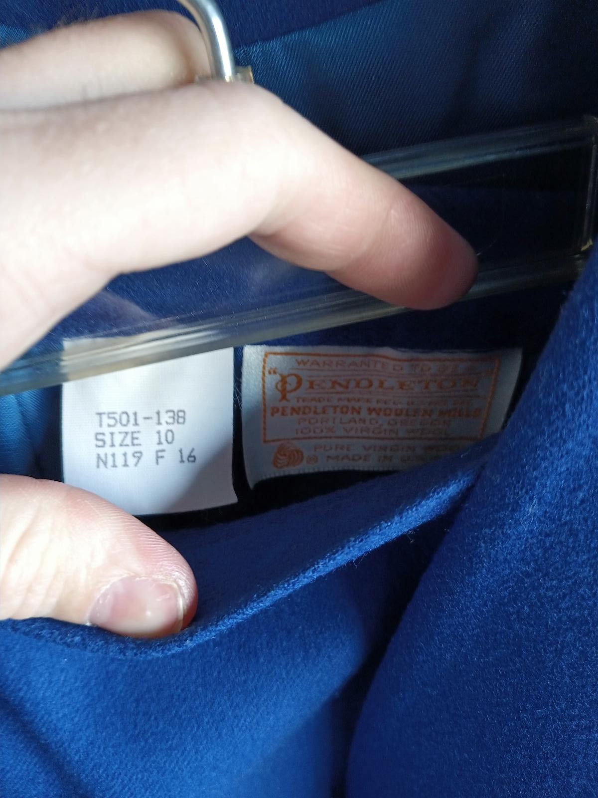 Pendleton Pendleton Women's Blue Suit Set - Size 10 Size L / US 10 / IT 46 - 3 Thumbnail