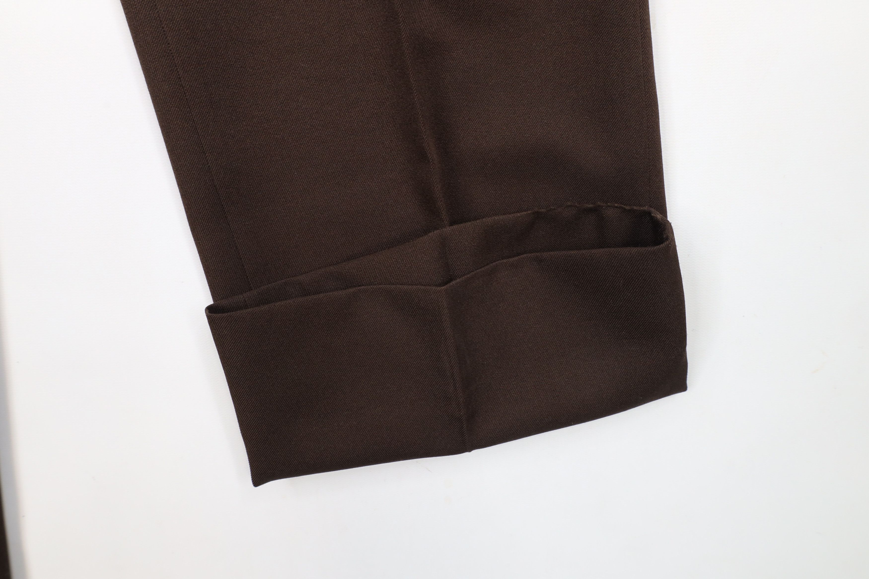 Vintage Vintage 70s Streetwear Flared Wide Leg Chino Pants Brown USA Size US 34 / EU 50 - 5 Thumbnail