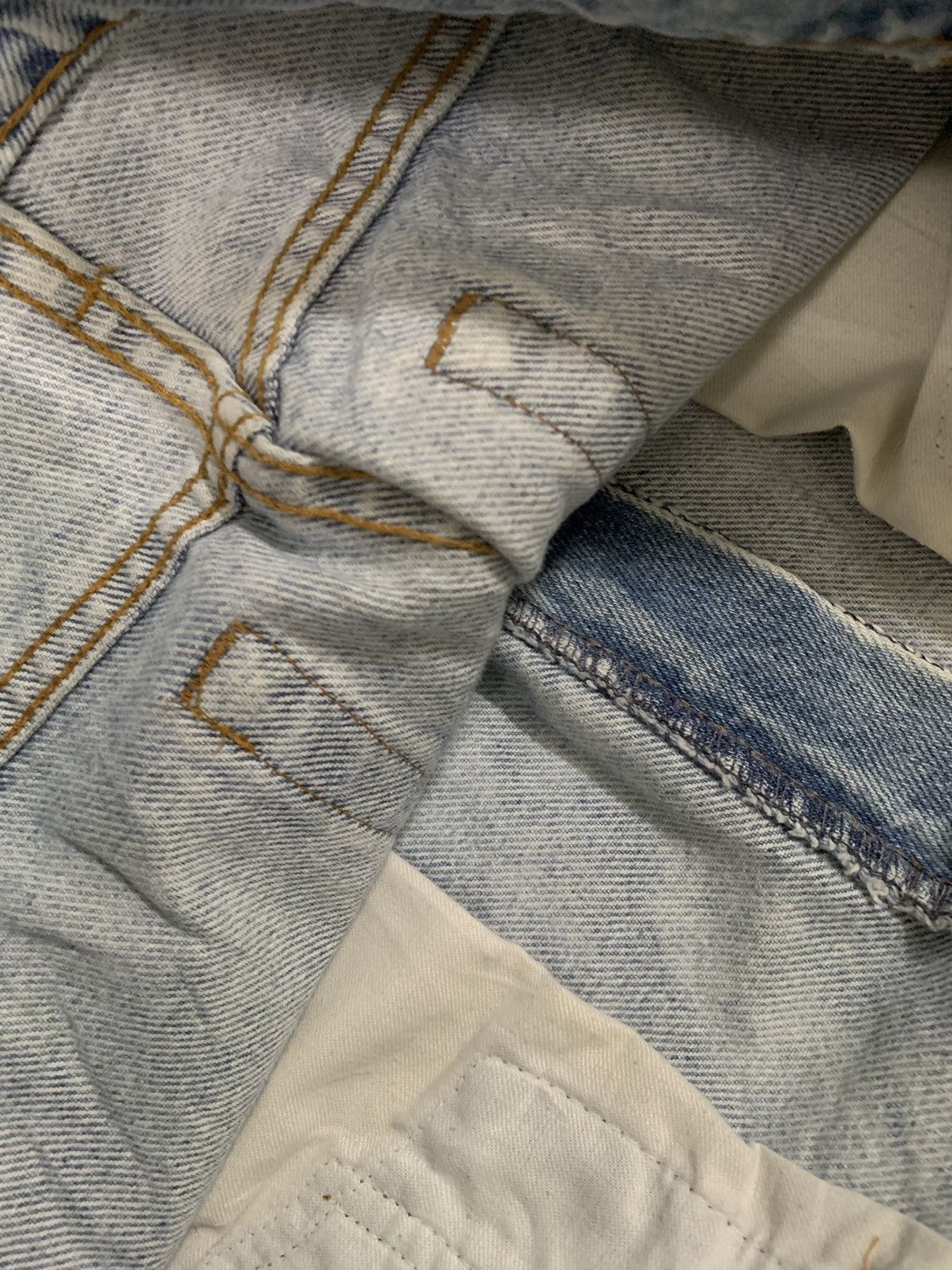 Levi's Vintage 80s Levis 610 Flame Printed Jeans like Gallery Dept. Size US 30 / EU 46 - 19 Thumbnail