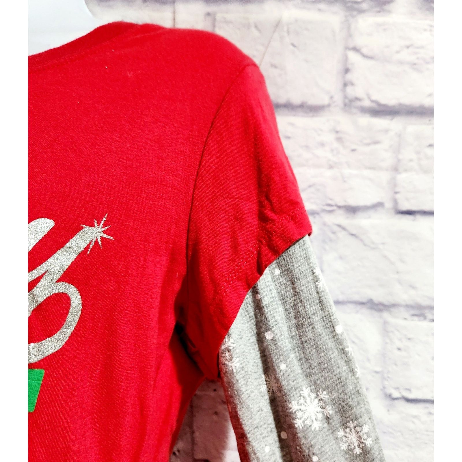Other Wound Up Red Gray Be Naughty Save Santa A Trip Top XL 15 17 Size XL / US 12-14 / IT 48-50 - 2 Thumbnail