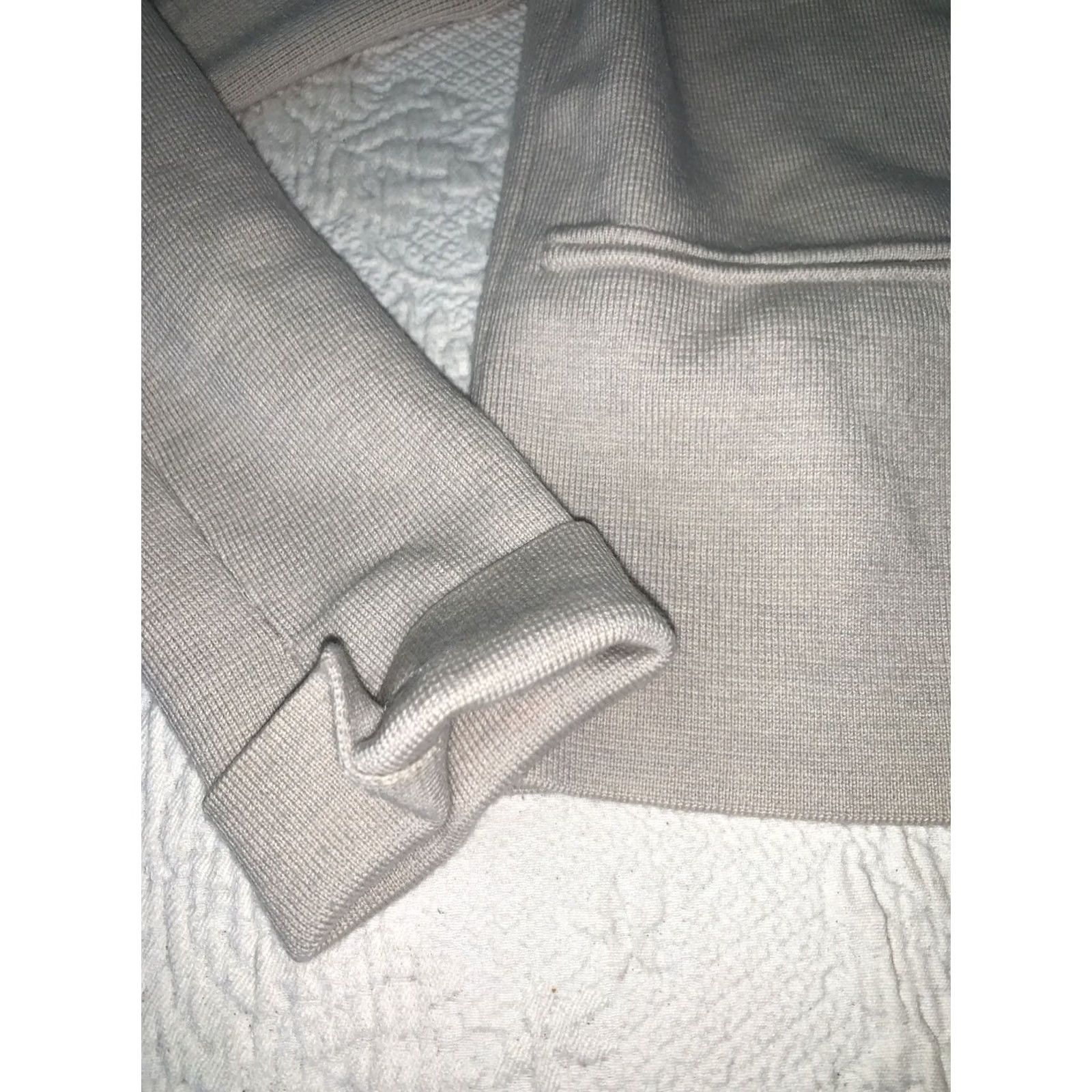 Rag & Bone rag & bone Ivory Knit Blazer Jacket Double Breasted Cropped Sz Small Merino Wool Blend Size S / US 4 / IT 40 - 4 Thumbnail