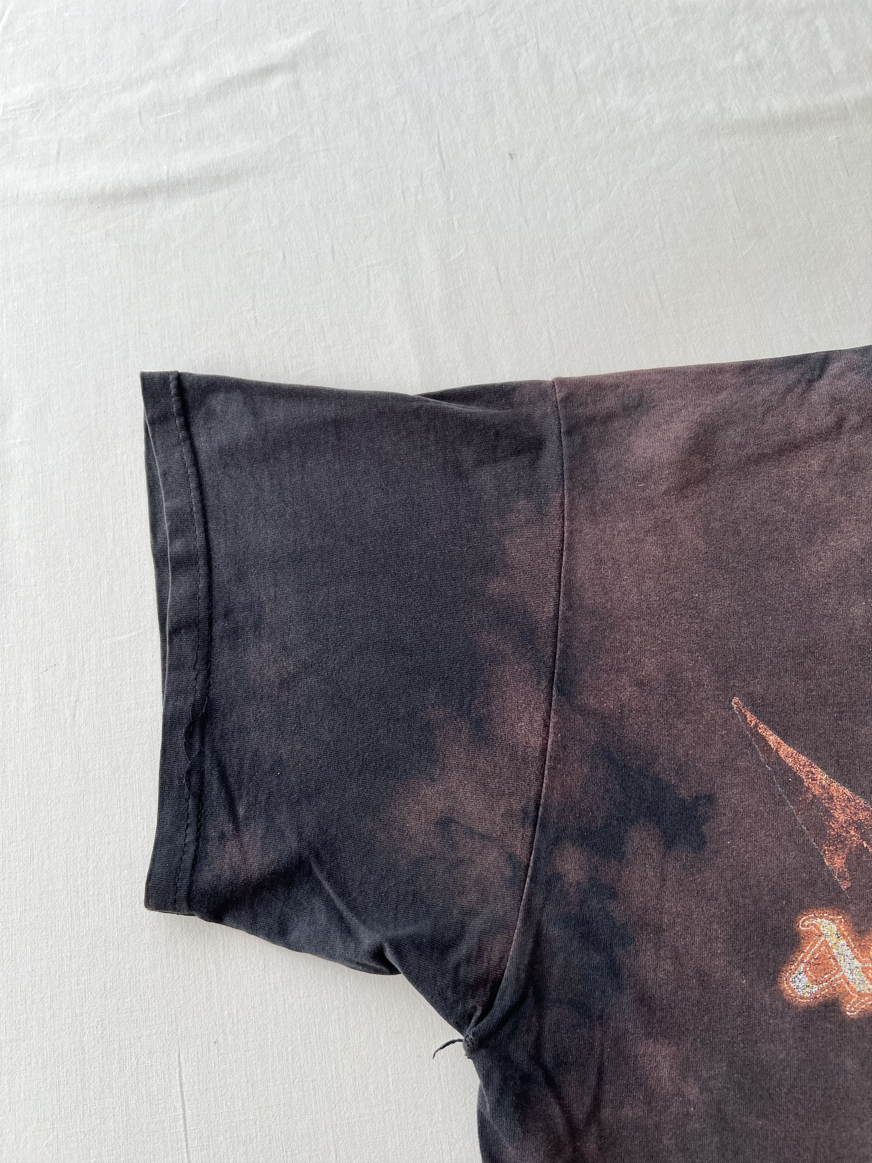 Band Tees Vintage 2000s Amon Amarth Metal Band Bleach Tie Dye T-shirt Size US XL / EU 56 / 4 - 8 Thumbnail