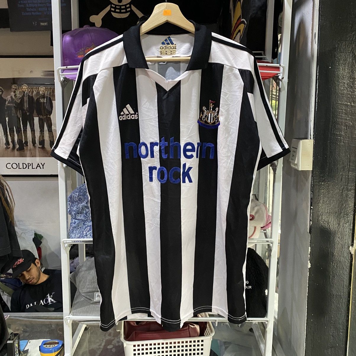 Adidas Vintage BOOTLEG Newcastle United FC 2003/05 Adidas Jersey Size US XL / EU 56 / 4 - 1 Thumbnail