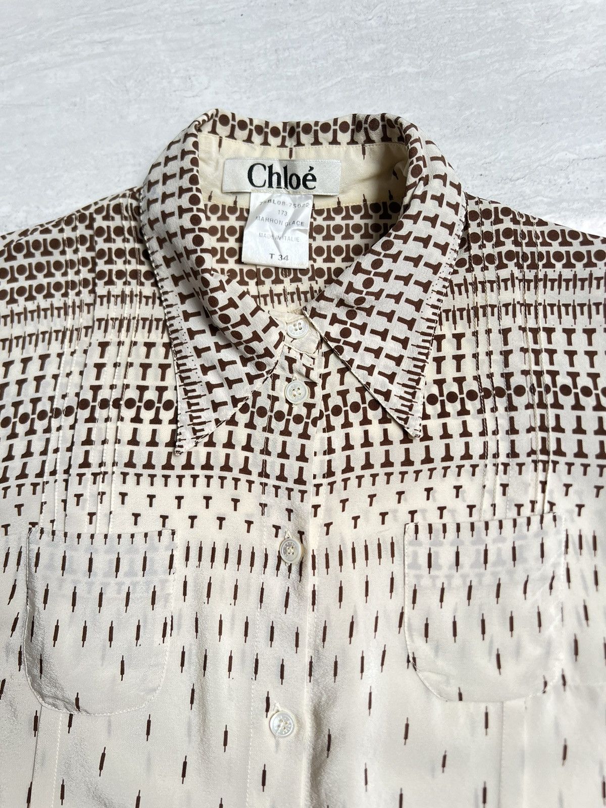 Chloe Chloe Motive Shirt Size XS / US 0-2 / IT 36-38 - 4 Thumbnail