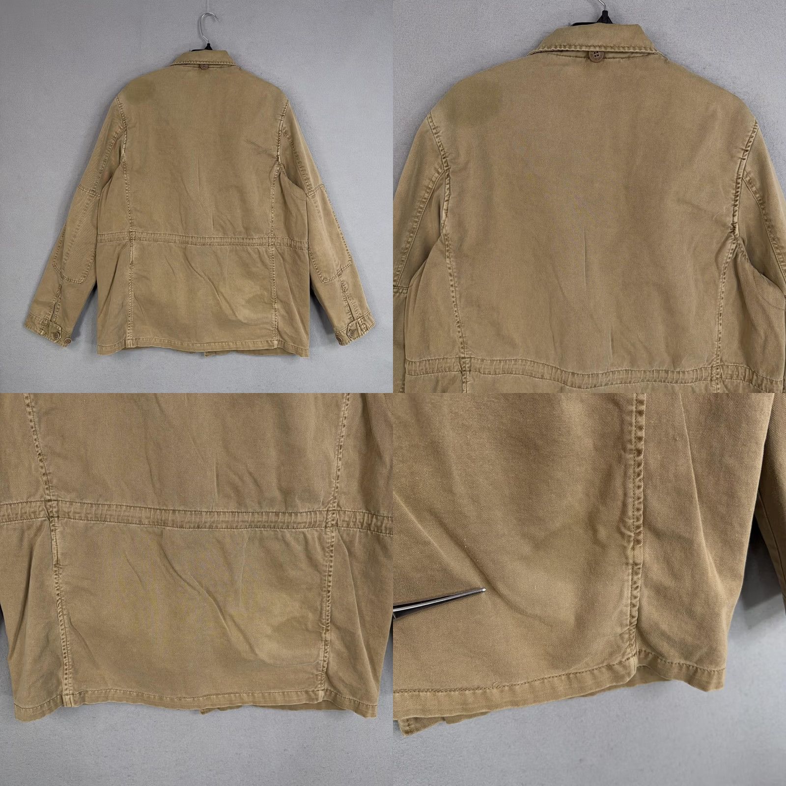 Levi's Levi's Jacket Mens Large Beige Military Field Utility Workwear Western Casual Size US L / EU 52-54 / 3 - 8 Thumbnail