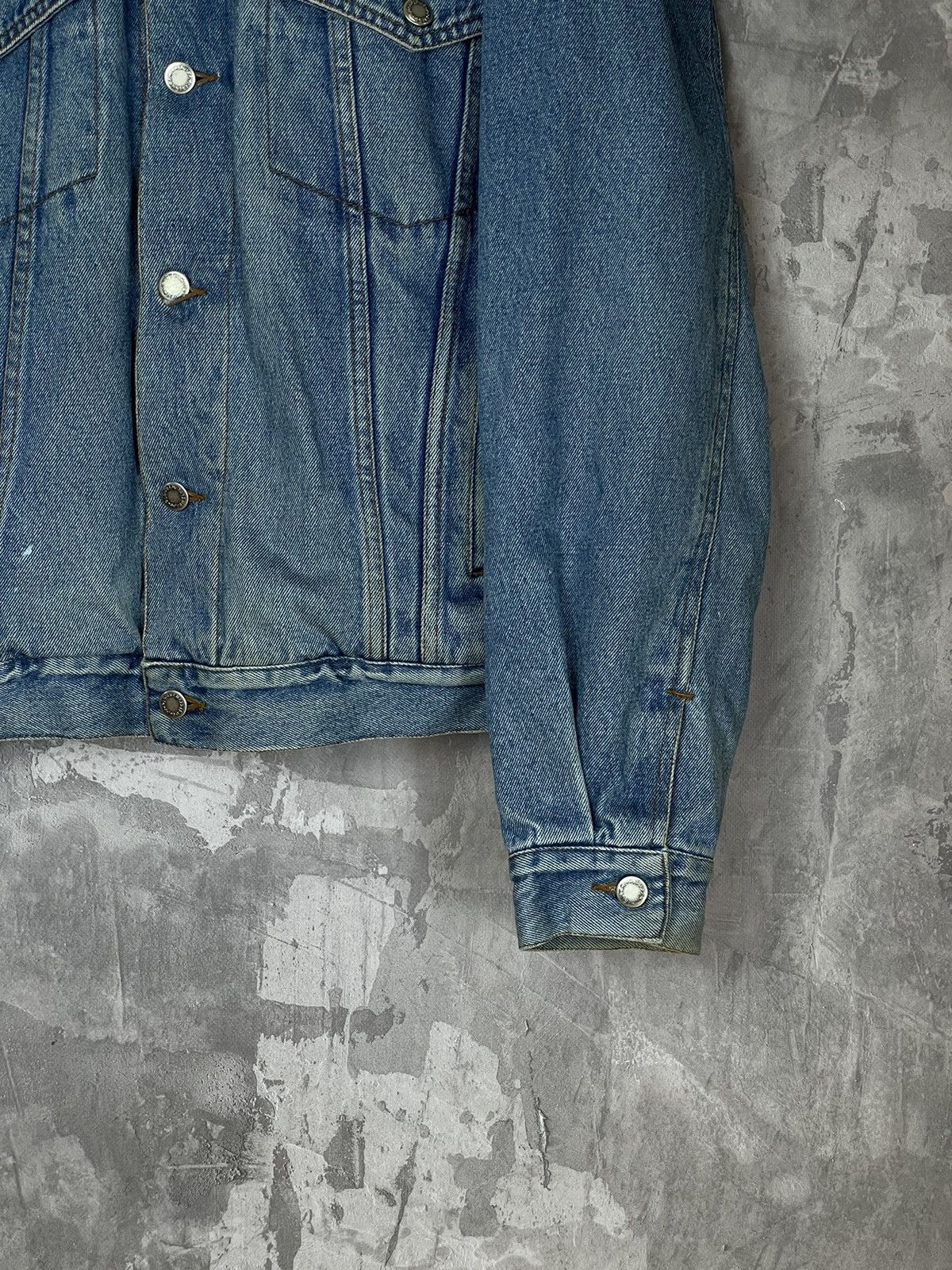Vintage × Wrangler Vintage Wrangler Denim Sherpa Jacket Blanked Line 80’s 90’s Size US M / EU 48-50 / 2 - 6 Thumbnail