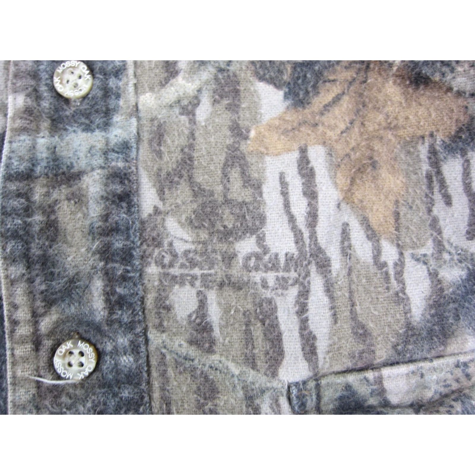 Vintage Mossy Oak Shirt Mens XL Brown Camouflage Button-Up Long Sleeve Collared Outdoor 1A Size US XL / EU 56 / 4 - 4 Thumbnail