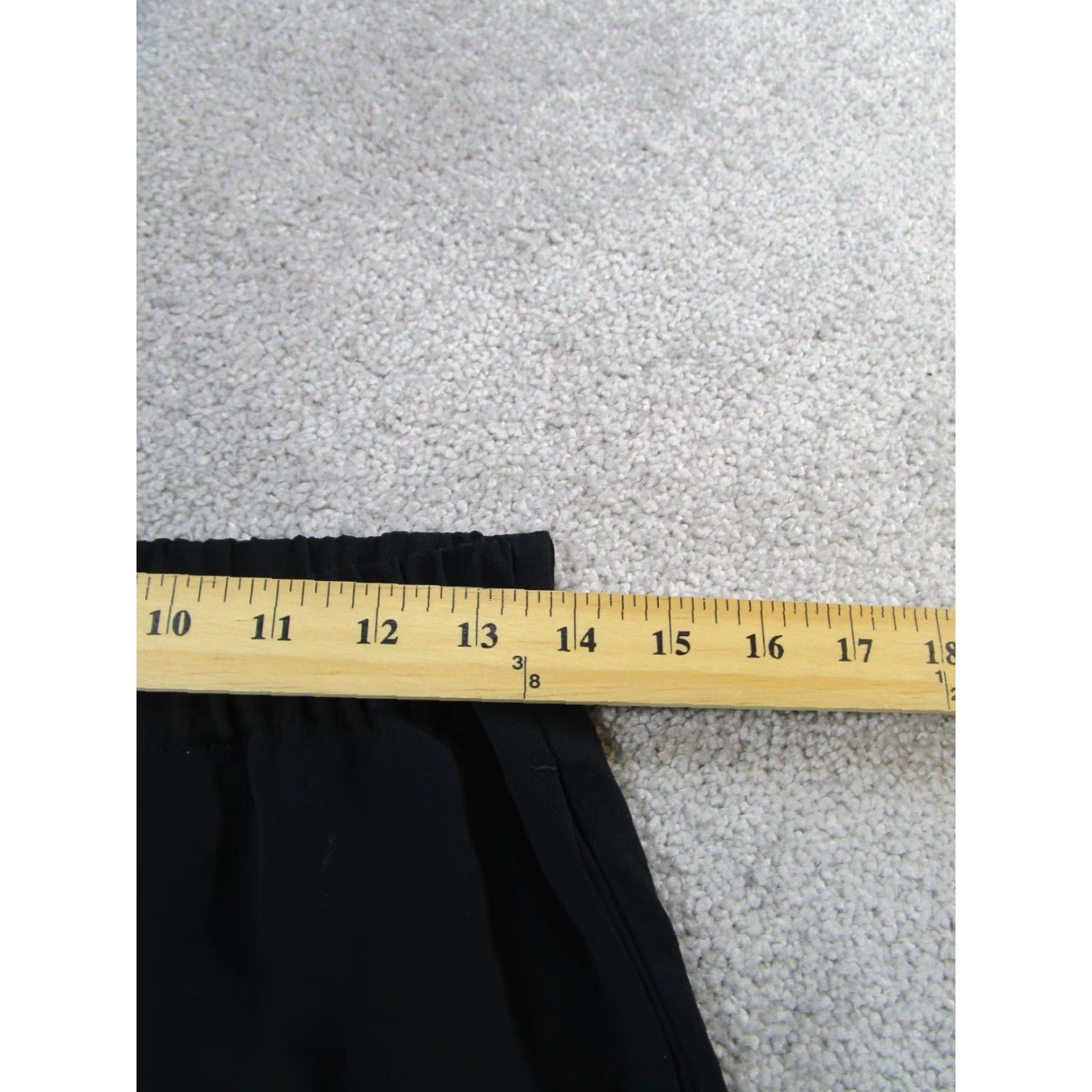 Everlane Everlane Pants Womens 6 Black Tapered Cropped Ankle Zip Knit Flat Front Pull-On Short Pants Womens 6 Black Size 28" / US 6 / IT 42 - 6 Thumbnail