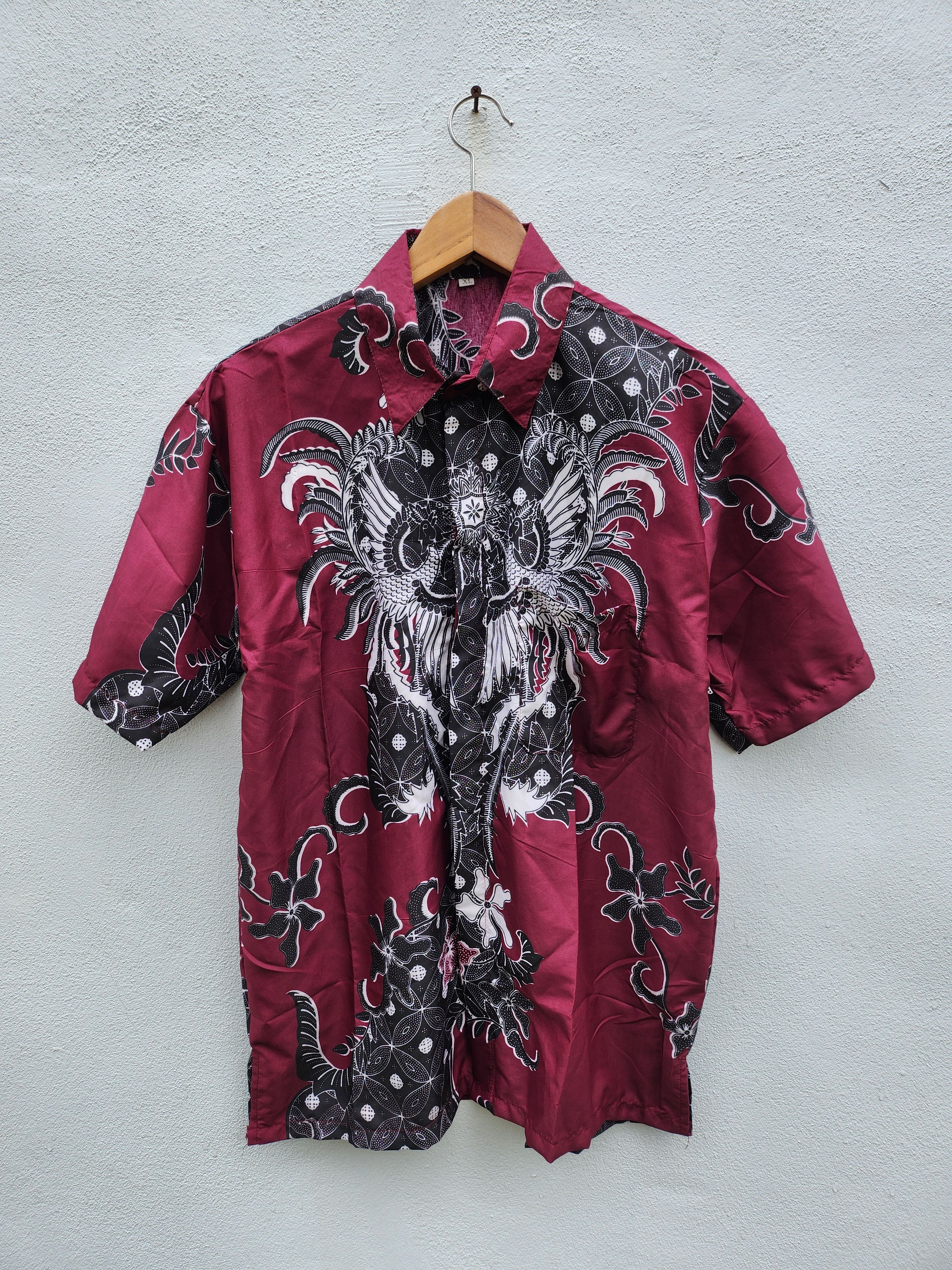 Batik Bay × Japanese Brand 💥Batik Motif Hawaiian Style Shirt Size US XL / EU 56 / 4 - 2 Thumbnail
