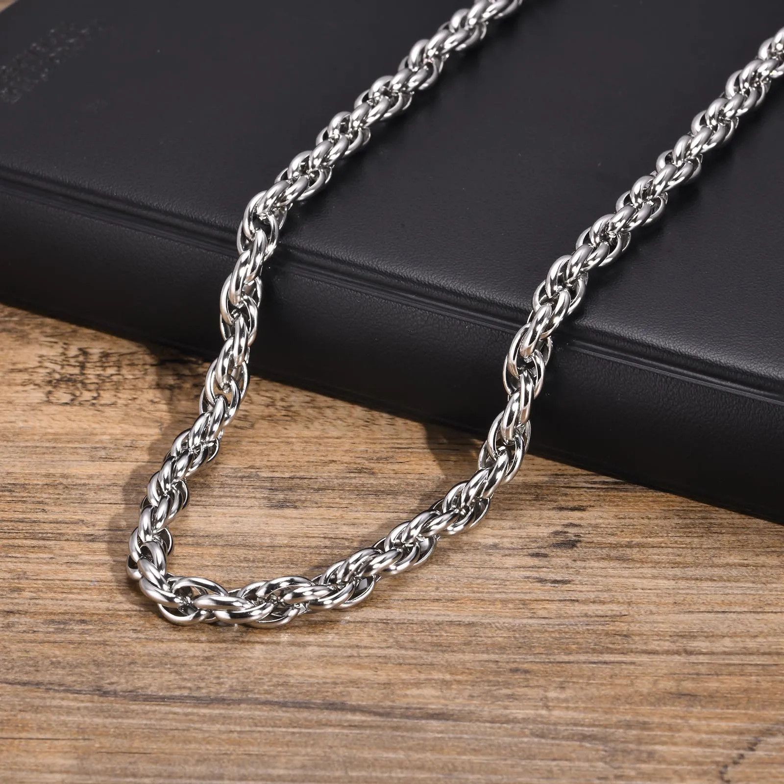 Jewelry × Vintage Chunky Twisted Chain Necklace Size ONE SIZE - 2 Thumbnail