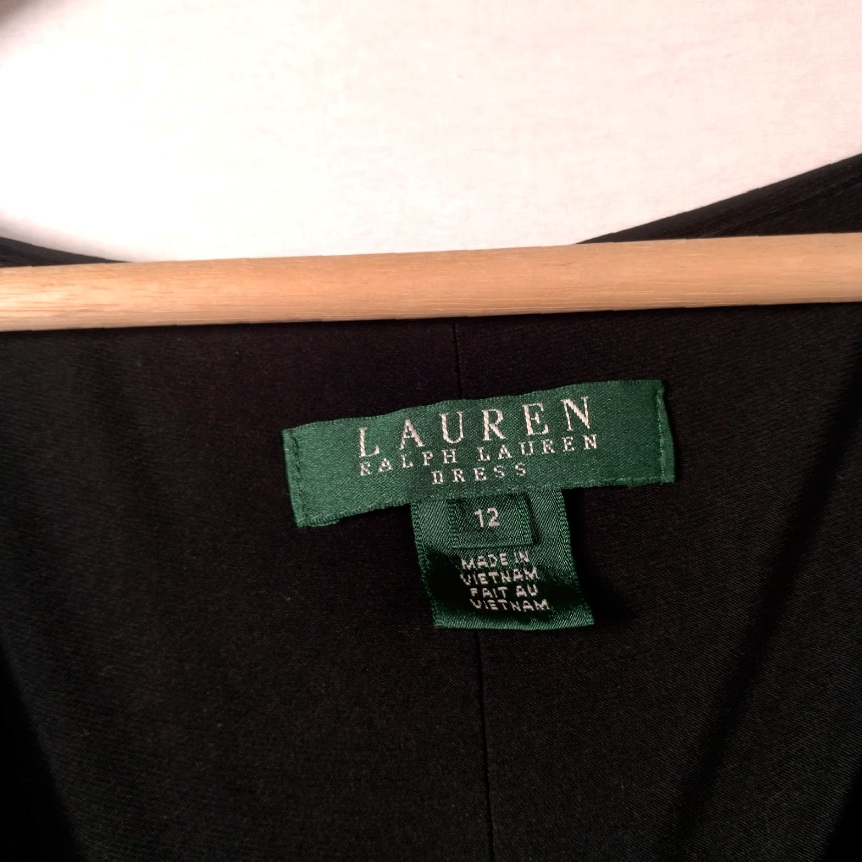 Ralph Lauren Lauren Ralph Lauren Dress Black Size 12 Faux Wrap Stretch Sleeveless Lined LBD Women Size XL / US 12-14 / IT 48-50 - 7 Thumbnail