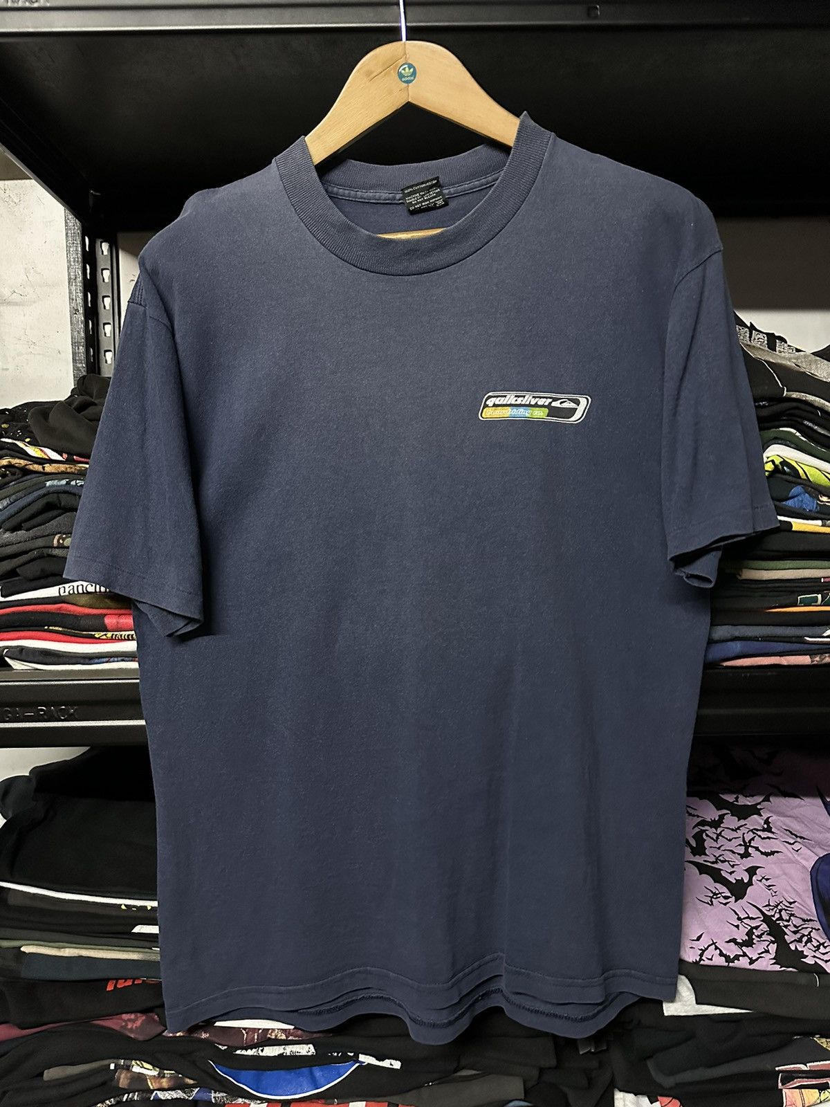 Quiksilver × Vintage Vintage 90s Quiksilver Boardridings Sun Faded Tee Size US M / EU 48-50 / 2 - 2 Thumbnail