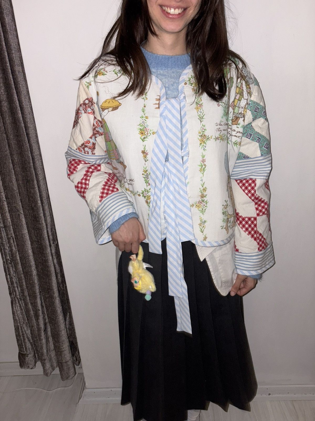 Vintage Patchwork jacket made in bangkok Size ONE SIZE - 18 Thumbnail