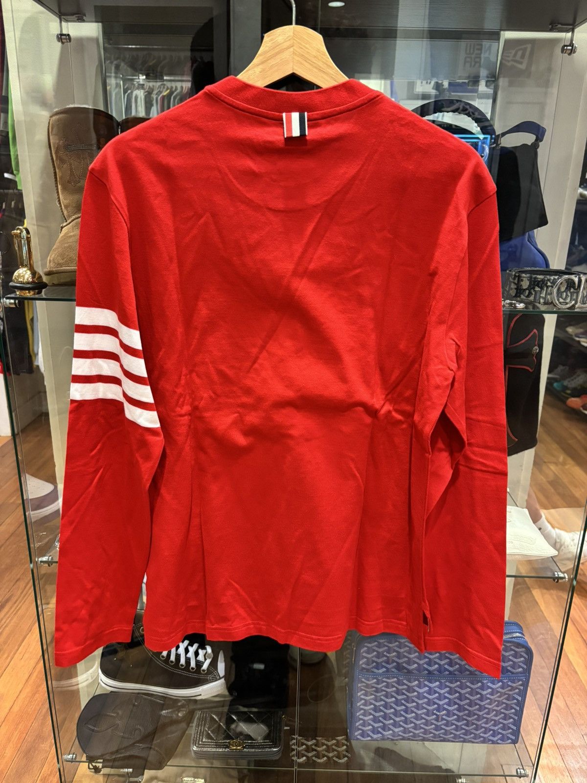 Thom Browne Thom Browne 4 Bar Longsleeve Tee Size US M / EU 48-50 / 2 - 2 Thumbnail