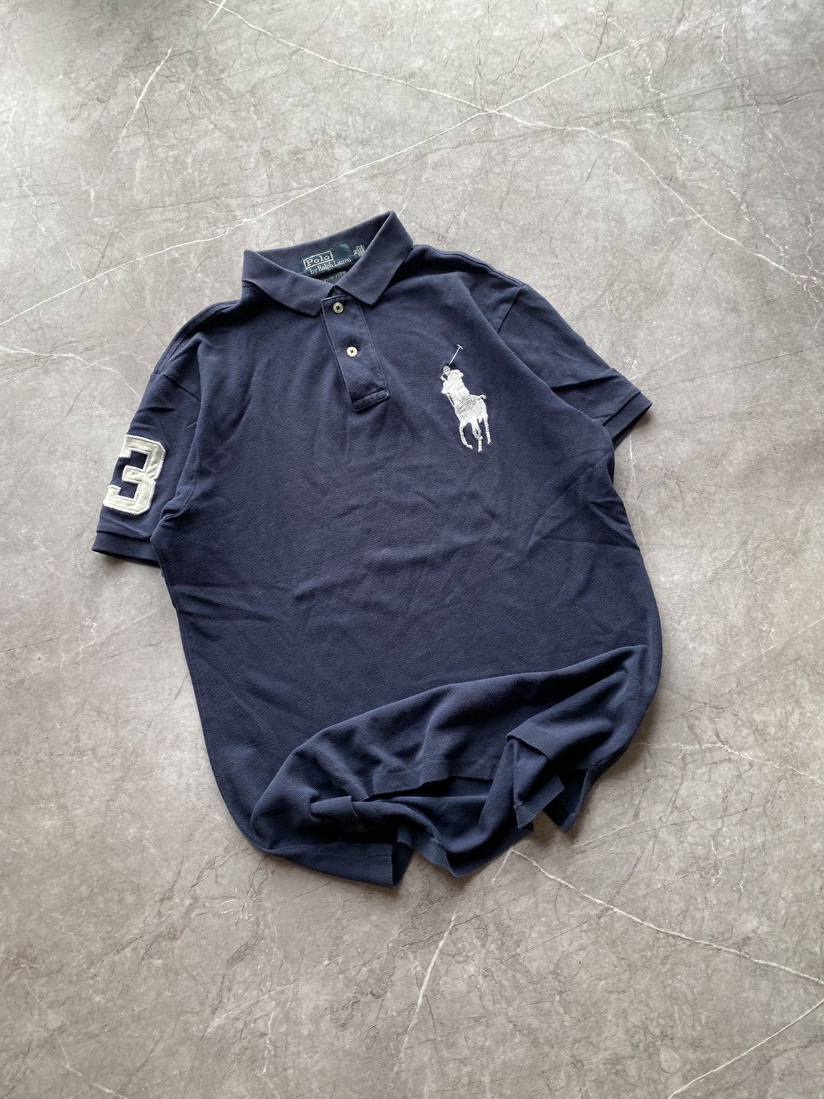 Vintage 90s Polo Ralph Lauren Big Pony #3 Polo Chief Keef