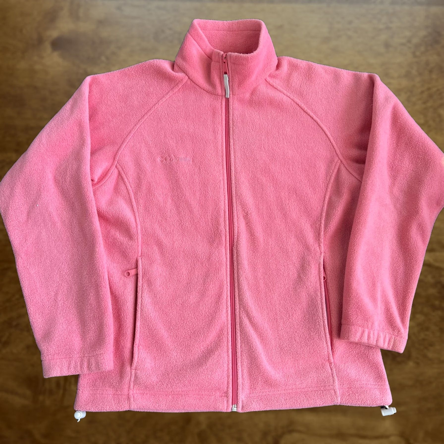 Pinko Columbia Fleece Jacket Womens Small Pink Full Zip Pockets Outdoor Size S / US 4 / IT 40 - 1 Thumbnail
