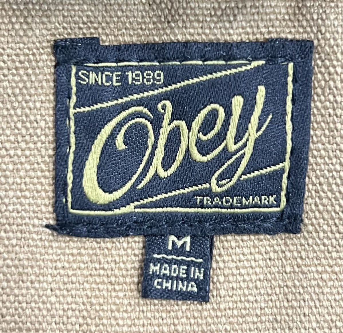 Obey × Vintage VINTAGE OBEY SINCE 1989 TRADEMARK JACKET HOODIE Size US M / EU 48-50 / 2 - 17 Thumbnail