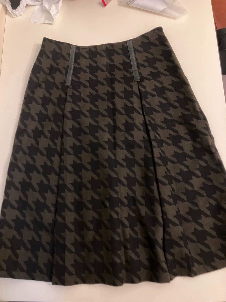Undercover Undercover size m Dark brown houndstooth skirt Size 24" / US 00 / IT 34 - 1 Thumbnail