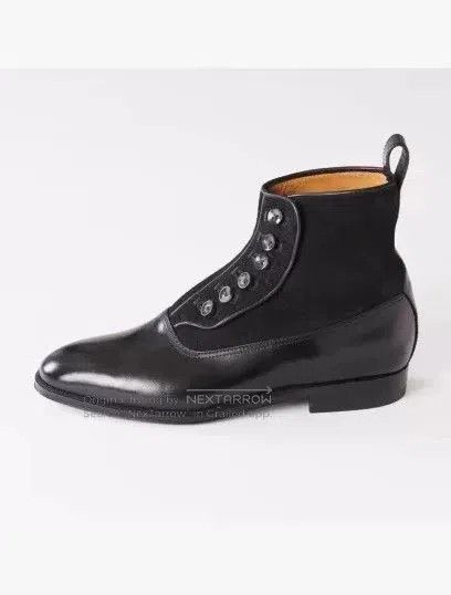 Other Le Yucca Handmade Leather Button Boots. Size US 6.5 / IT 36.5 - 2 Thumbnail