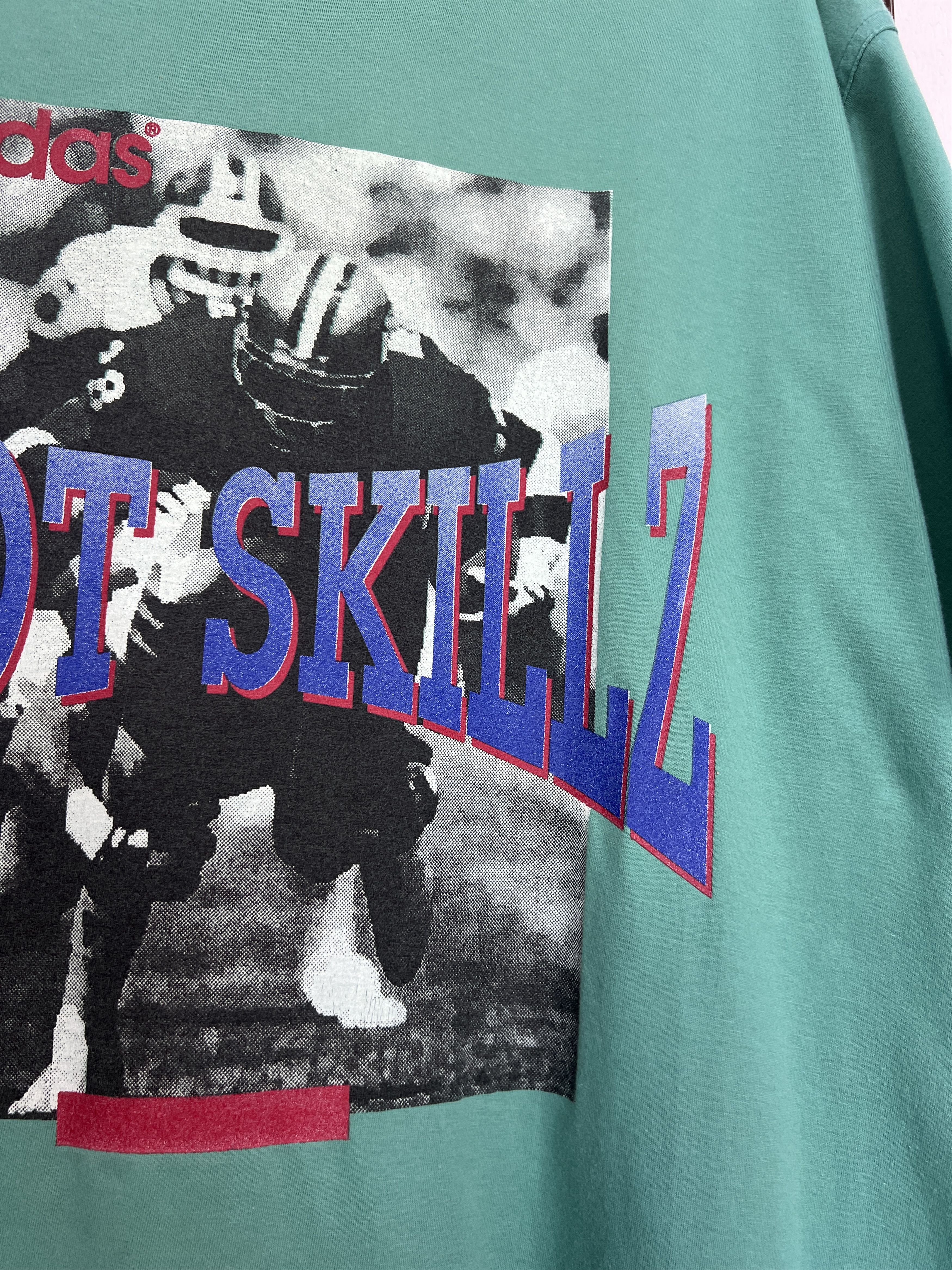 Adidas Vintage 90's Adidas Football NFL I Got Skillz Shirt Tee Size US L / EU 52-54 / 3 - 5 Thumbnail