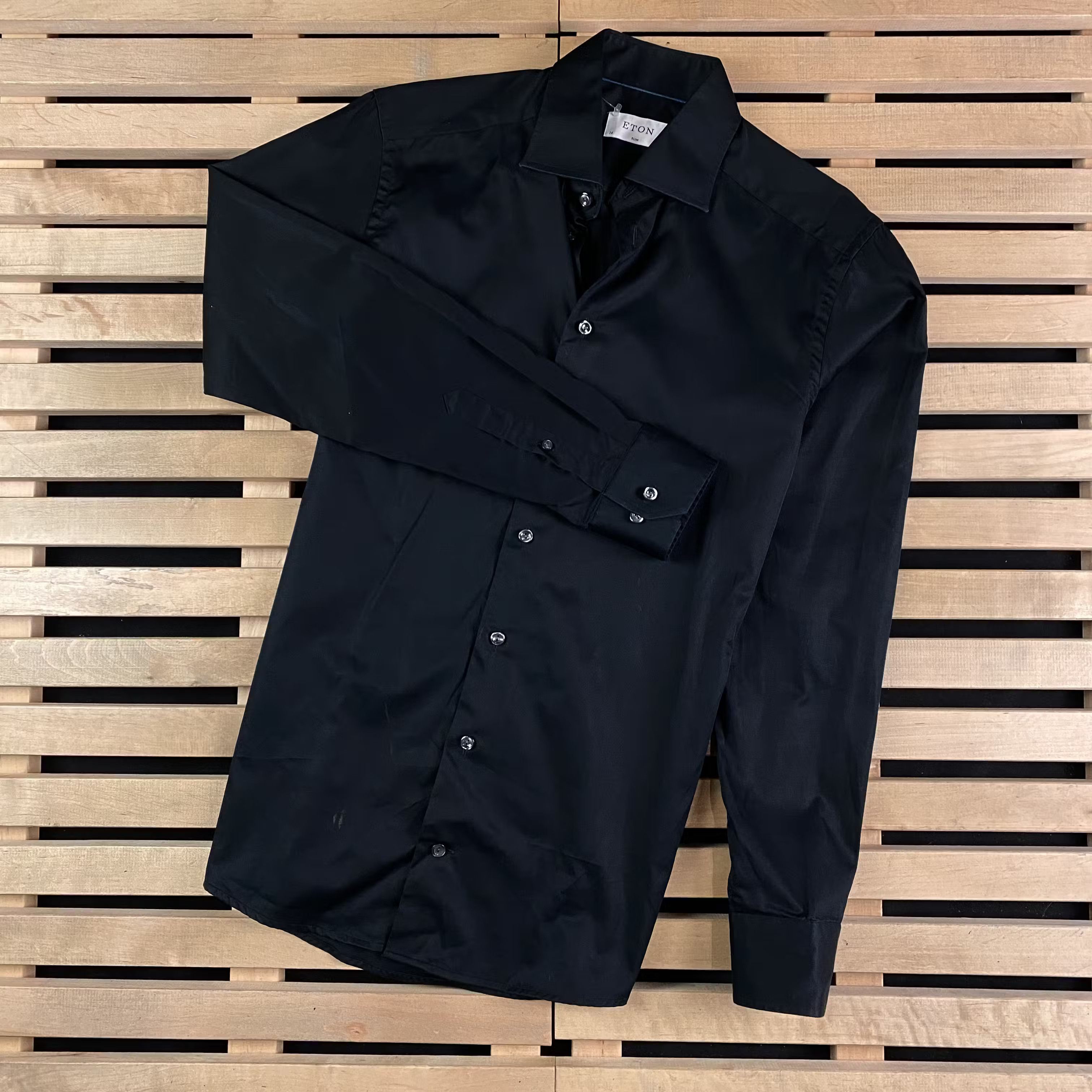 Eton Mens Shirt Long Sleeve Eton Size 38/15 Size US S / EU 44-46 / 1 - 1 Thumbnail