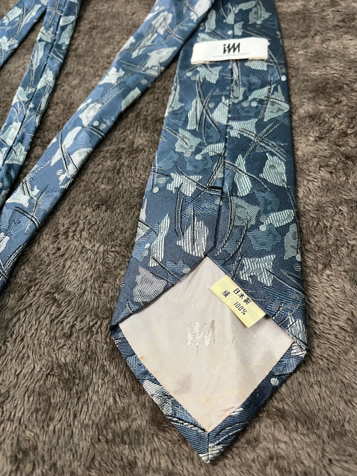 Issey Miyake × Vintage Issey Miyake IM Studio Silk Necktie Size ONE SIZE - 4 Thumbnail