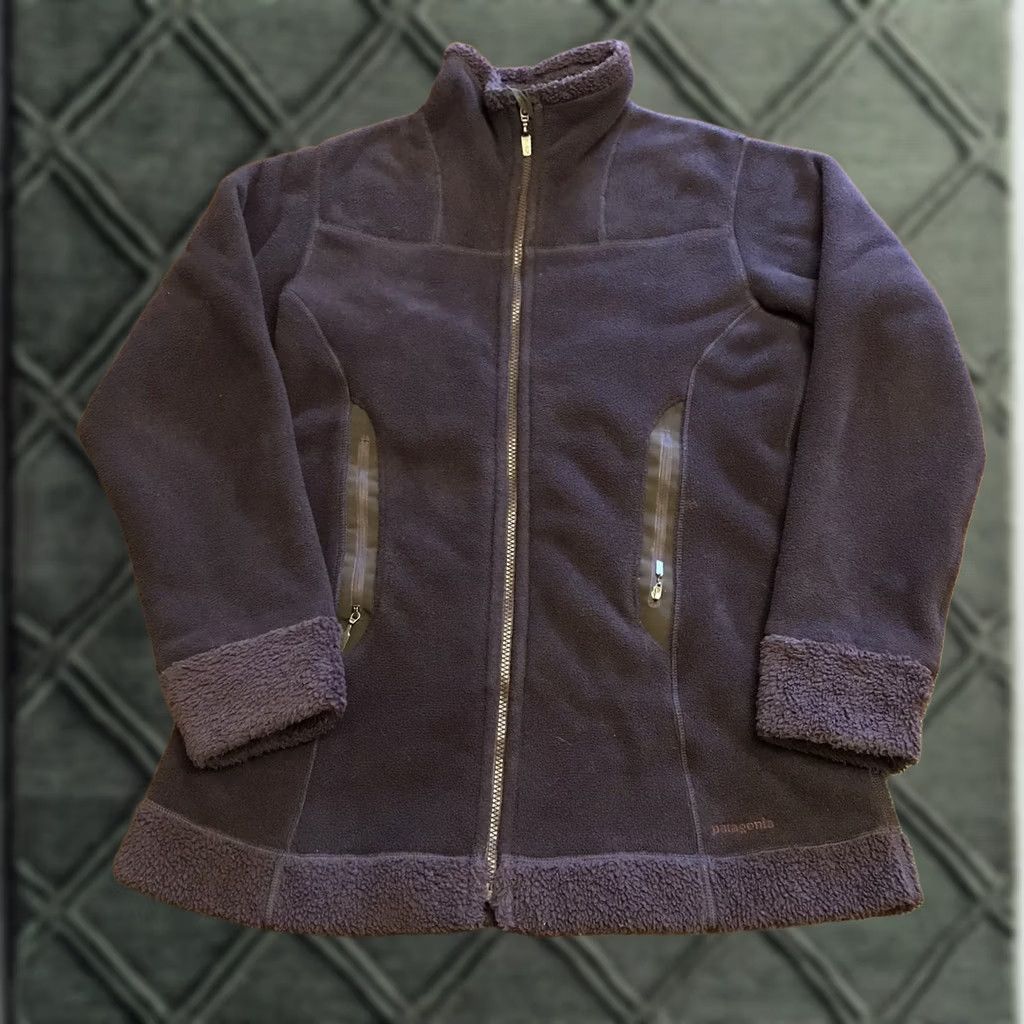 Patagonia Patagonia Synchilla Windzone Jacket Fleece Full Zip Women's S Long Purple Brown Size S / US 4 / IT 40 - 1 Thumbnail