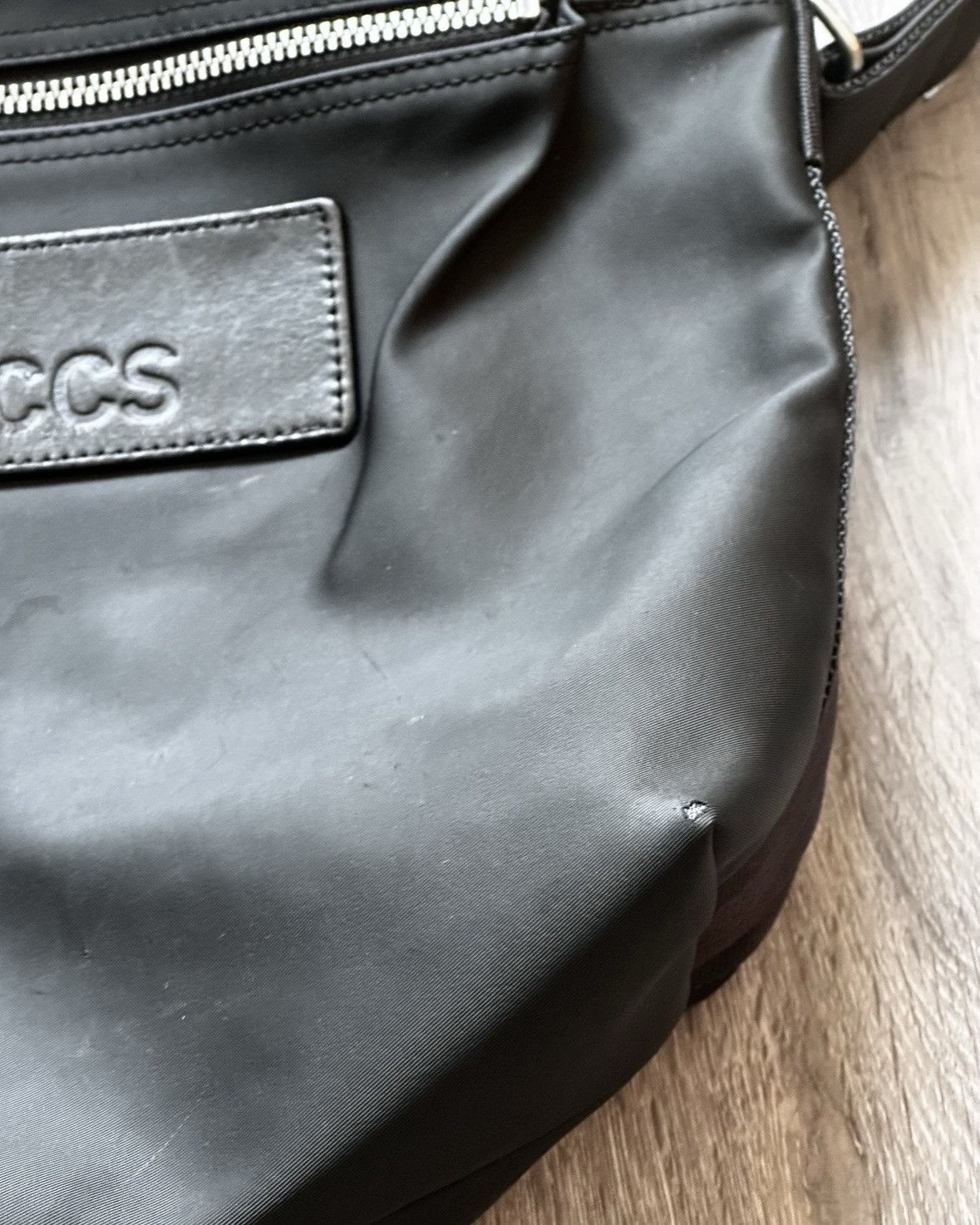 Yohji Yamamoto Yohji Yamamoto Ysaccs Nylon / Leather Crossbody Bag Size ONE SIZE - 4 Thumbnail