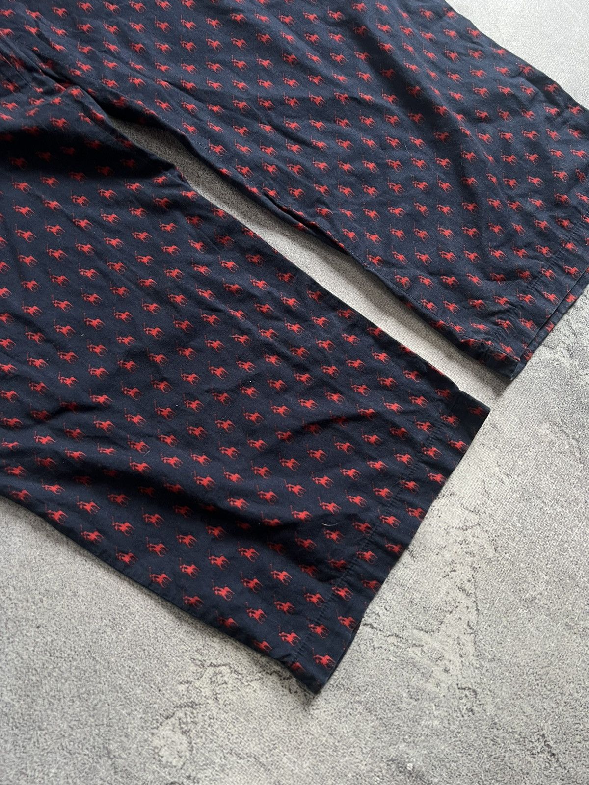 Polo Ralph Lauren Polo Ralph Lauren Pajama Pants Size M Horses Logo Drawstring Size US 39 - 3 Thumbnail