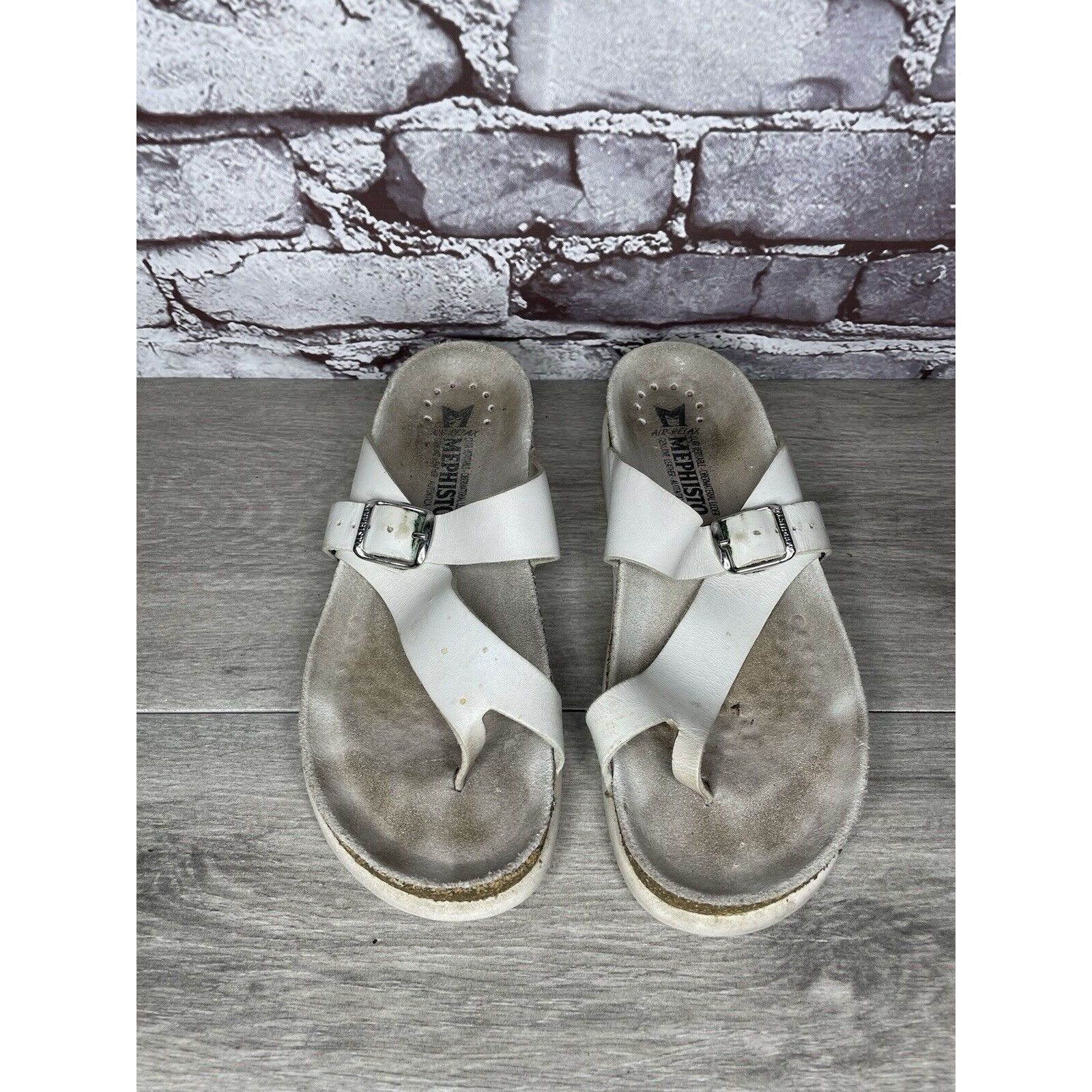Mephisto Mephisto Womens Sandals Helen Casual Buckle Strap Toe-Post O Size US 9 / IT 39 - 6 Thumbnail