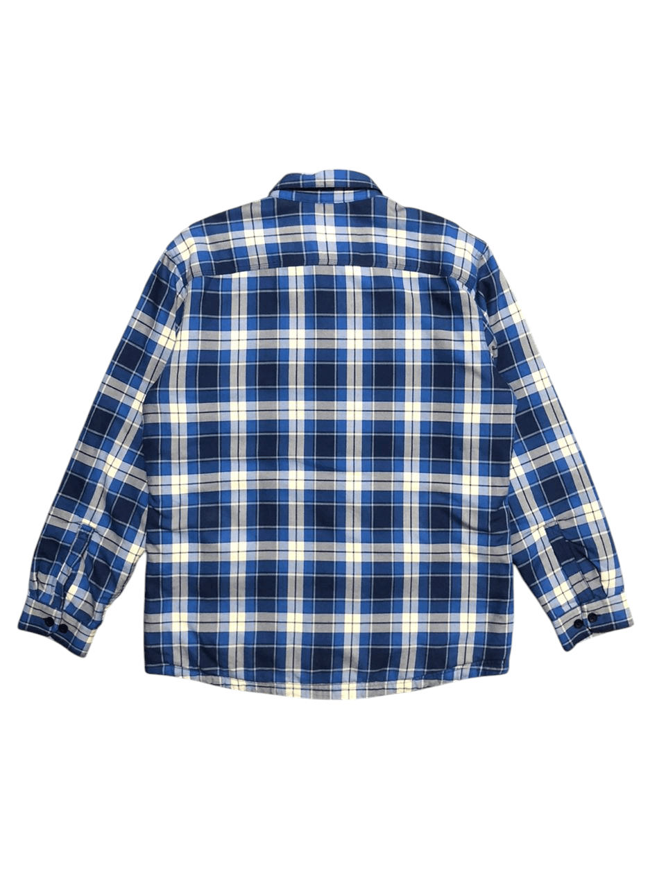 L.L. Bean L.L.Bean Blue Flannel Primaloft Shirt Quilted Jacket Size US L / EU 52-54 / 3 - 2 Thumbnail