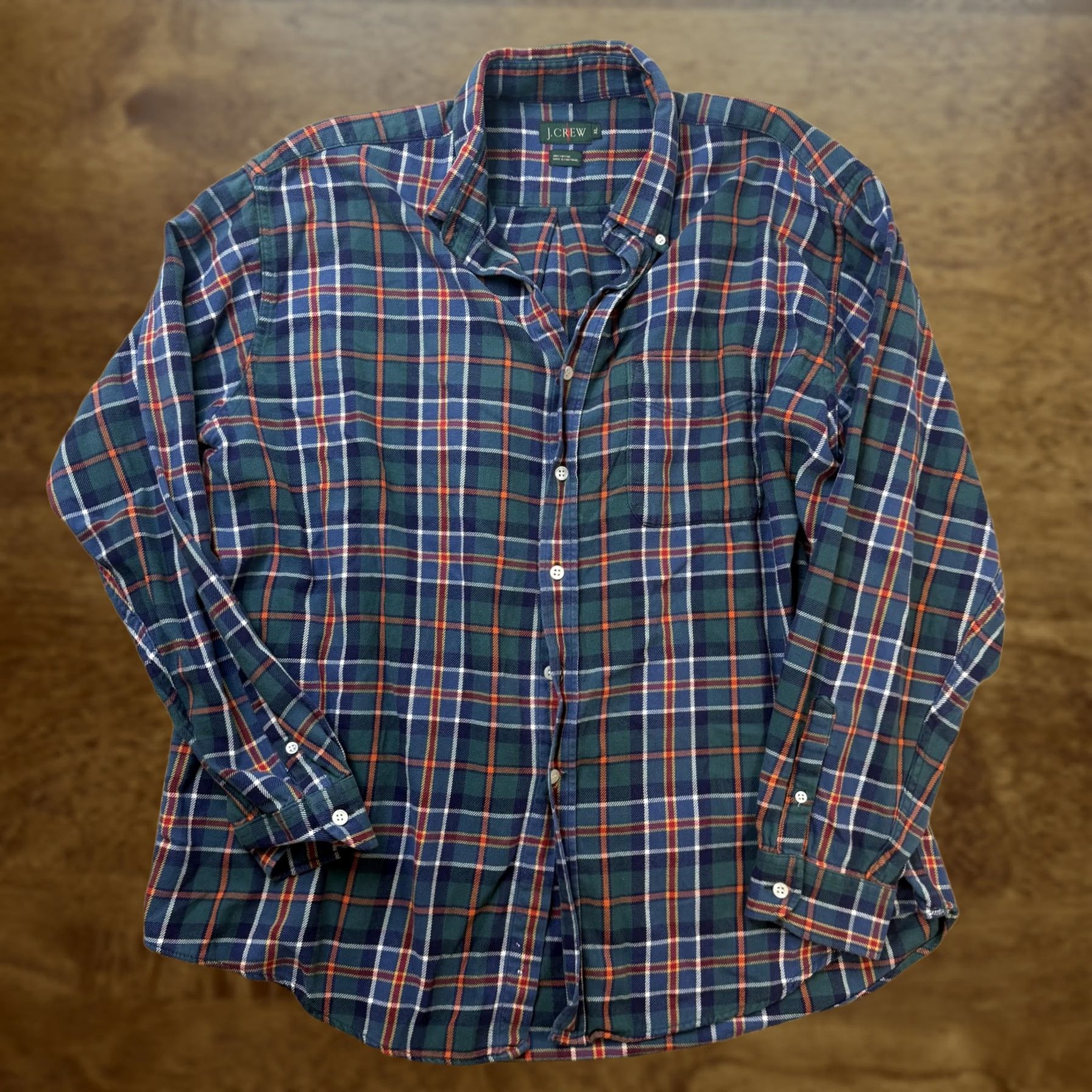 J.Crew J.Crew Shirt Mens XL Multicolor Plaid Flannel Long Sleeve Button-Up Casual Size US XL / EU 56 / 4 - 1 Thumbnail