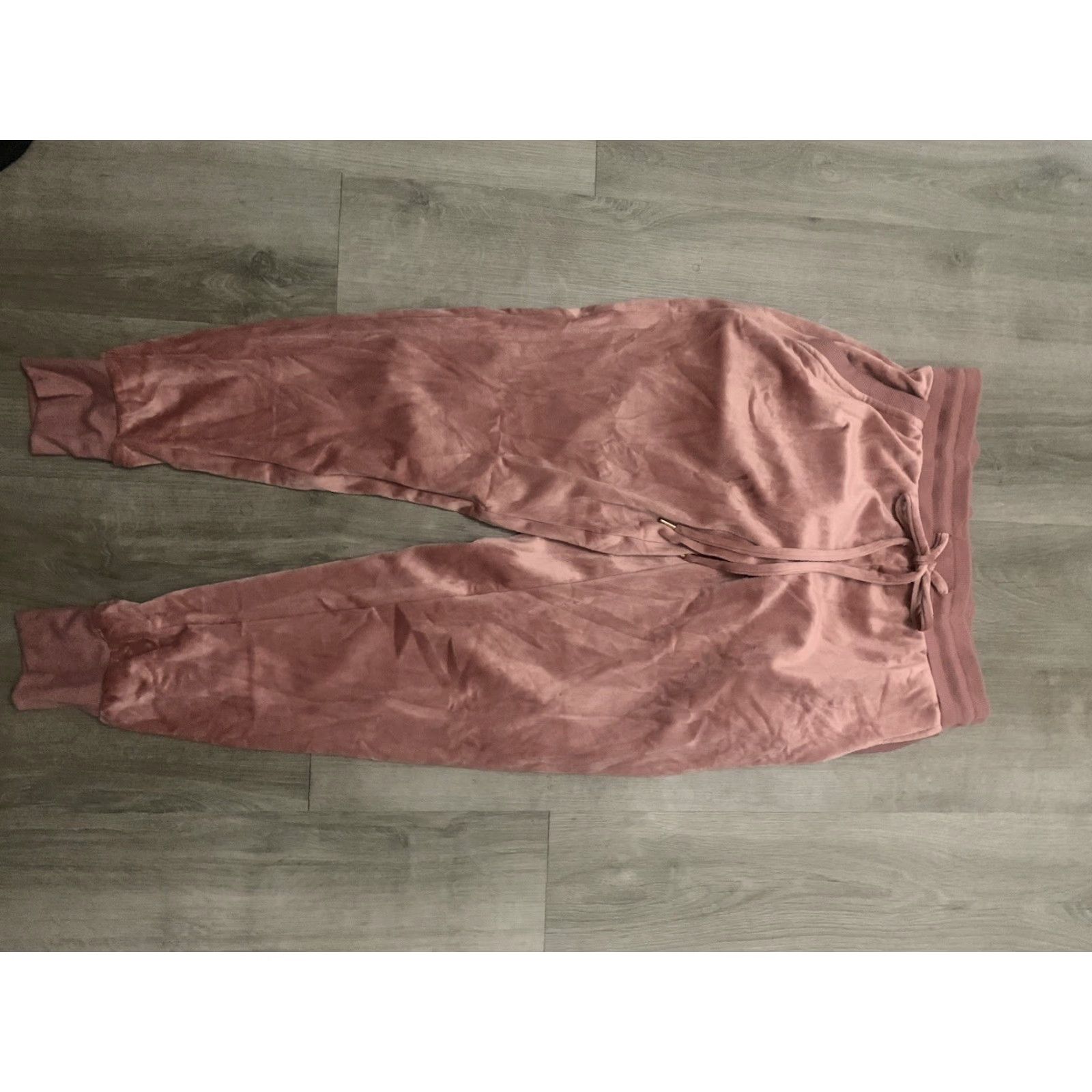 Vintage Felina Lounge Set Hoodie Jogger Velour Pink Ash Rose 2 Piece M Women Size M / US 6-8 / IT 42-44 - 7 Thumbnail