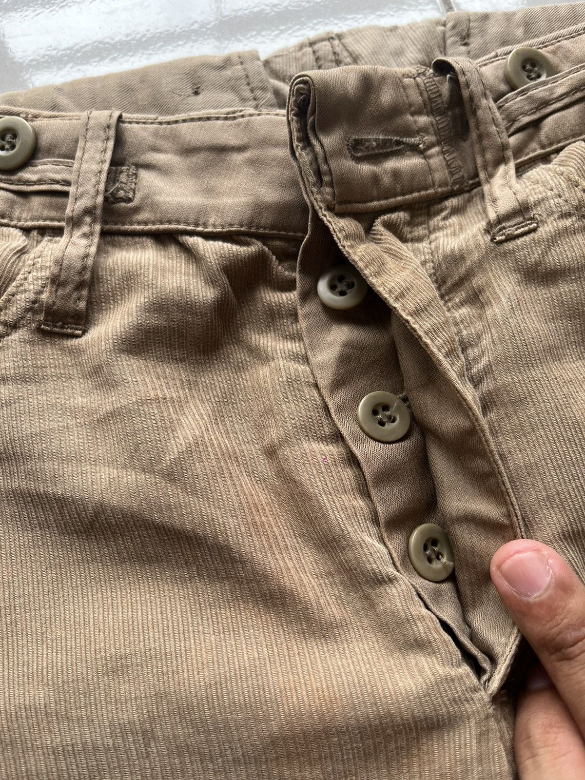 CABANE de ZUCCa Vintage 2006 Cabane De Zucca Army Corduroy Pant Size US 30 / EU 46 - 9 Thumbnail