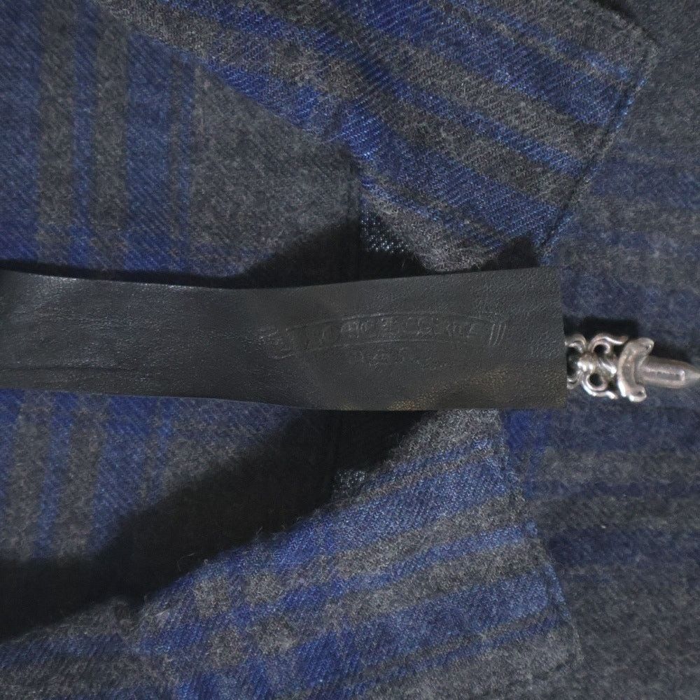 Chrome Hearts Chrome Hearts Heywood SS Checkered Shirt Gray/Navy Size US M / EU 48-50 / 2 - 7 Thumbnail