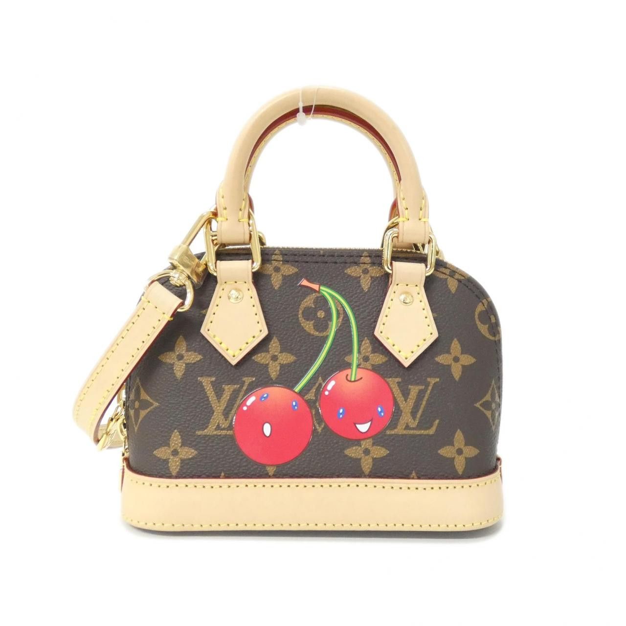 Louis Vuitton Louis Vuitton Louis Vuitton Monogram Nano Alma Bag Textile Crossbody Bag M13416 DUTY FREE for USA Size ONE SIZE - 1 Thumbnail
