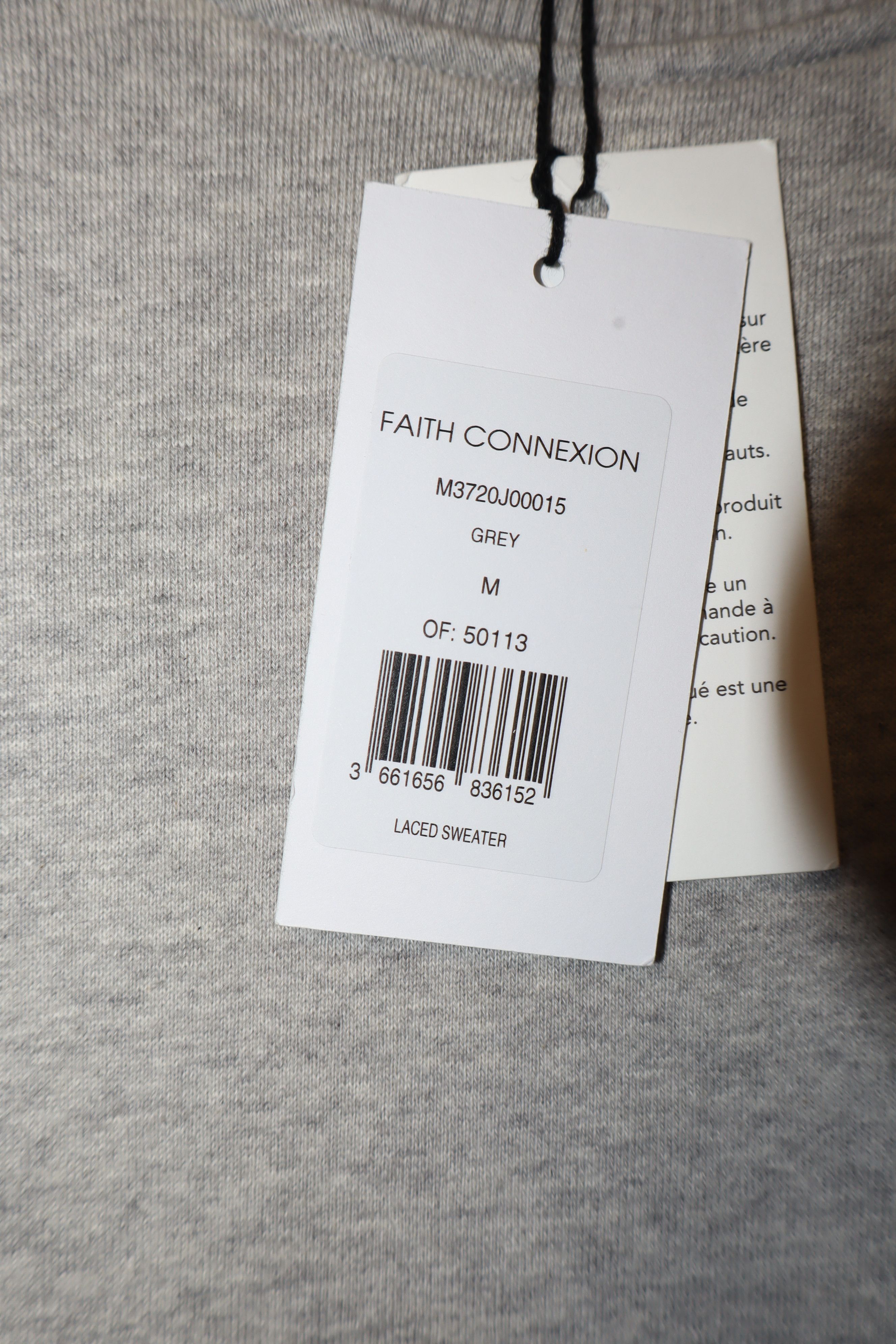 Faith Connexion classic laced sweatshirt Size US M / EU 48-50 / 2 - 6 Thumbnail