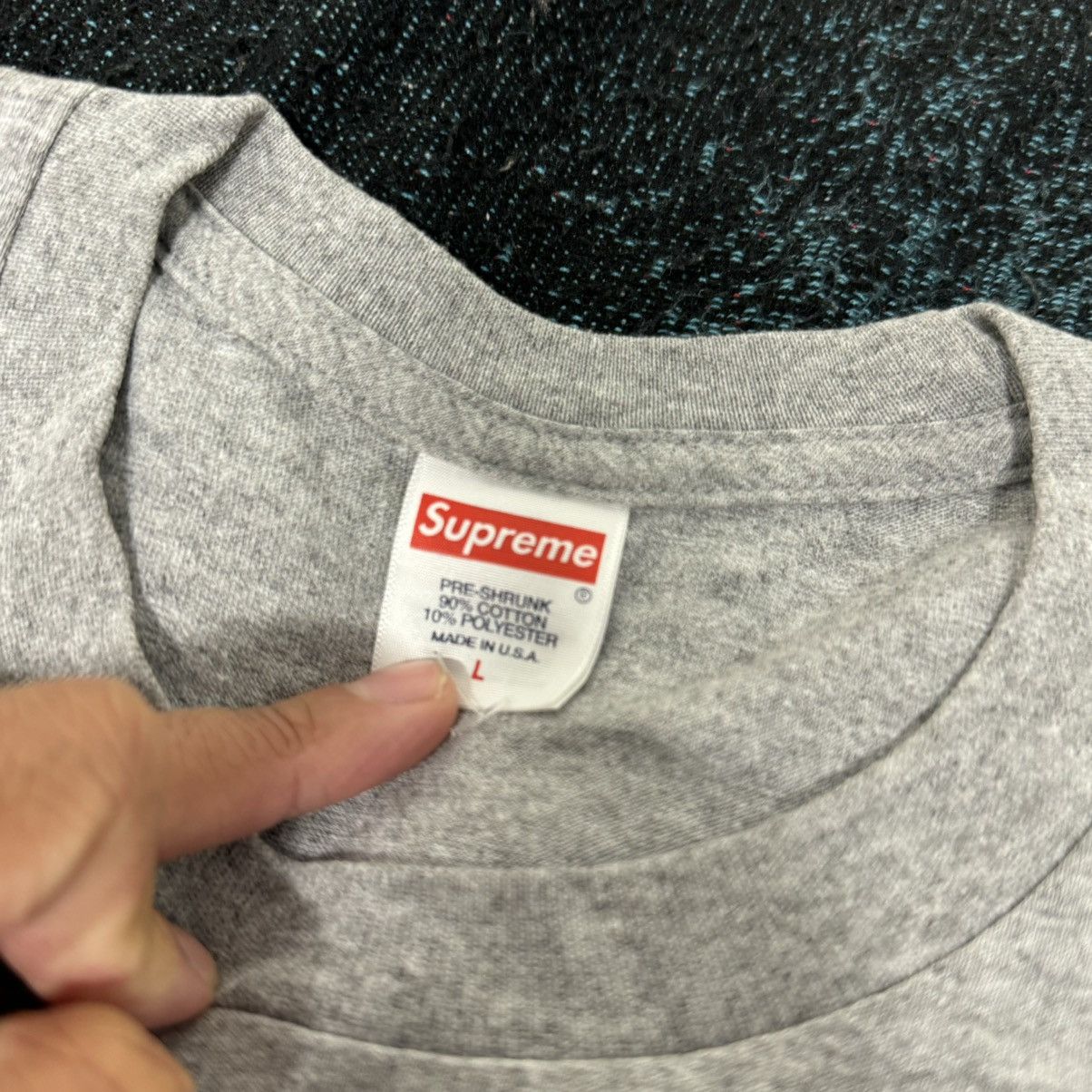 Supreme ANDRE 3000 x SUPREME PHOTO TEE GREY Size US L / EU 52-54 / 3 - 3 Thumbnail