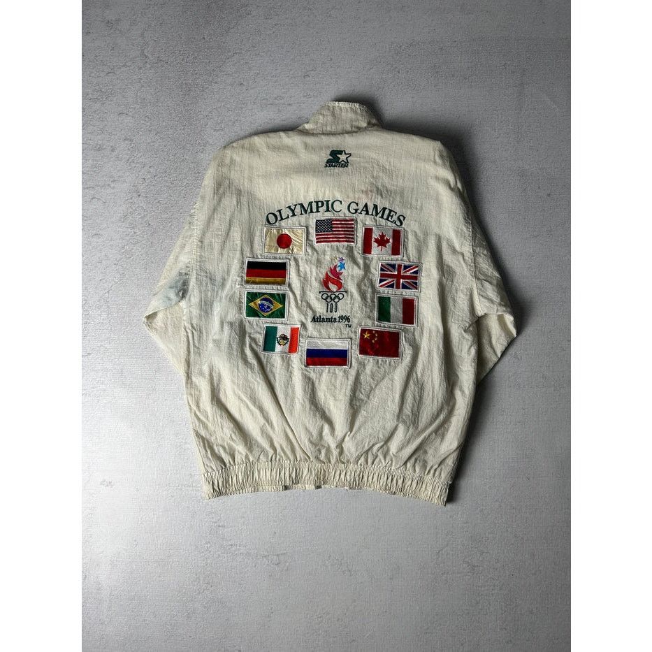 Starter 1996 Atlanta Summer Olympics Windbreaker - Men's Small Size US S / EU 44-46 / 1 - 2 Thumbnail