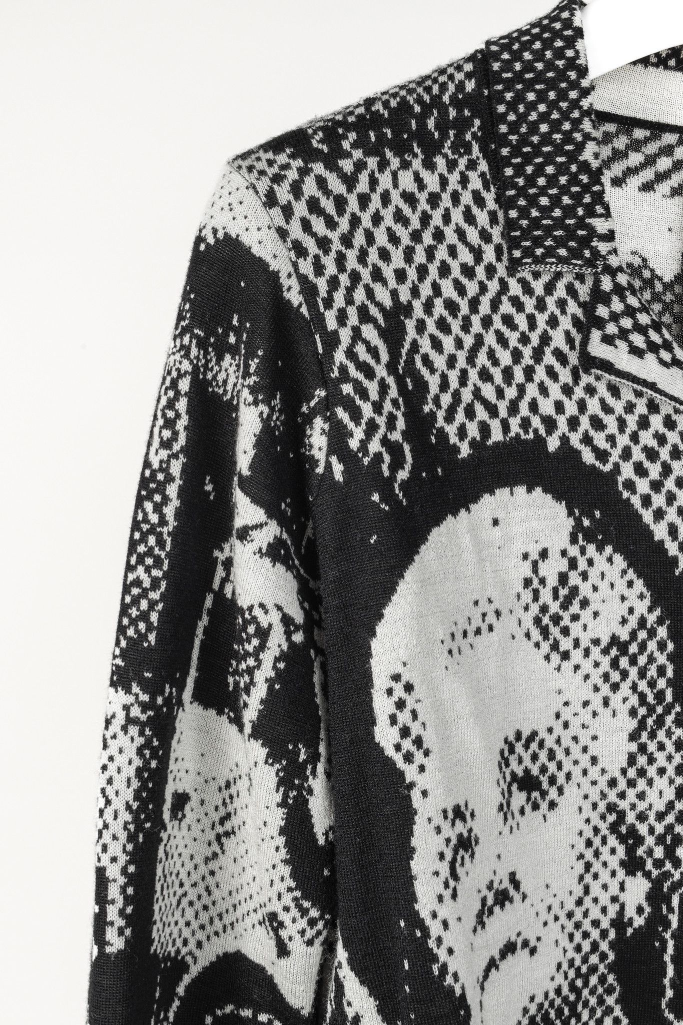 Rundholz Rundholz Black Label Graphic Print Cropped Cardigan Size L / US 10 / IT 46 - 5 Thumbnail