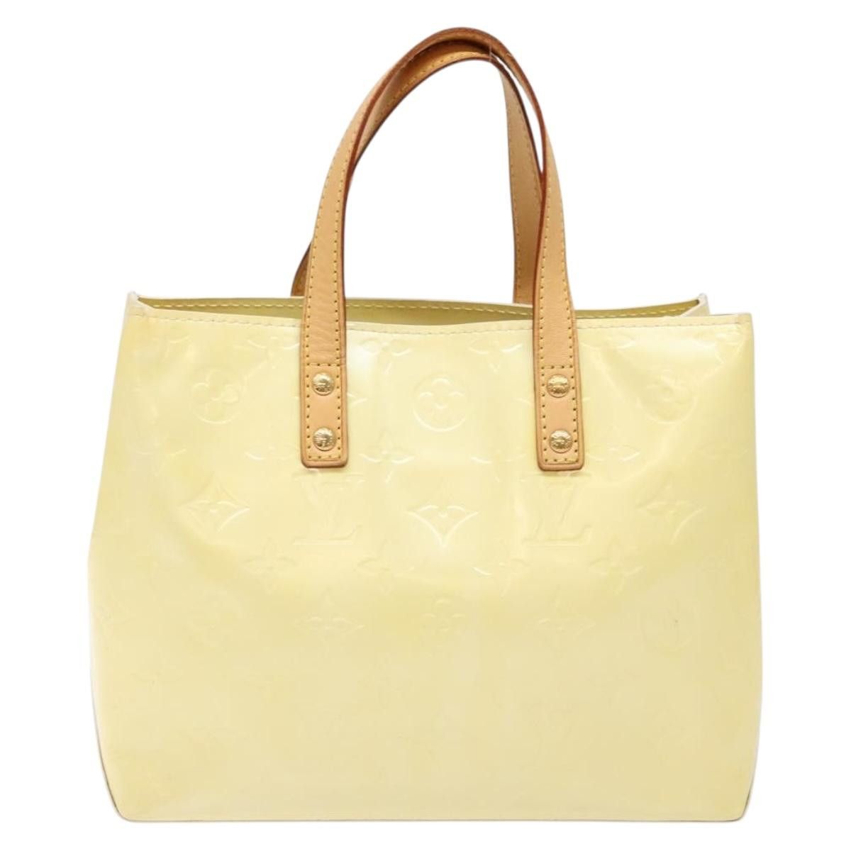Louis Vuitton LOUIS VUITTON Monogram Vernis Reade PM Hand Bag Perle M91336 Size ONE SIZE - 13 Thumbnail