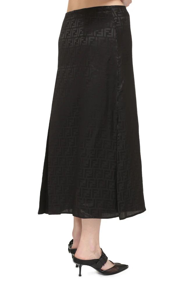 Fendi o1s1wg110925 Skirt in Black Size 30" / US 8 / IT 44 - 4 Thumbnail
