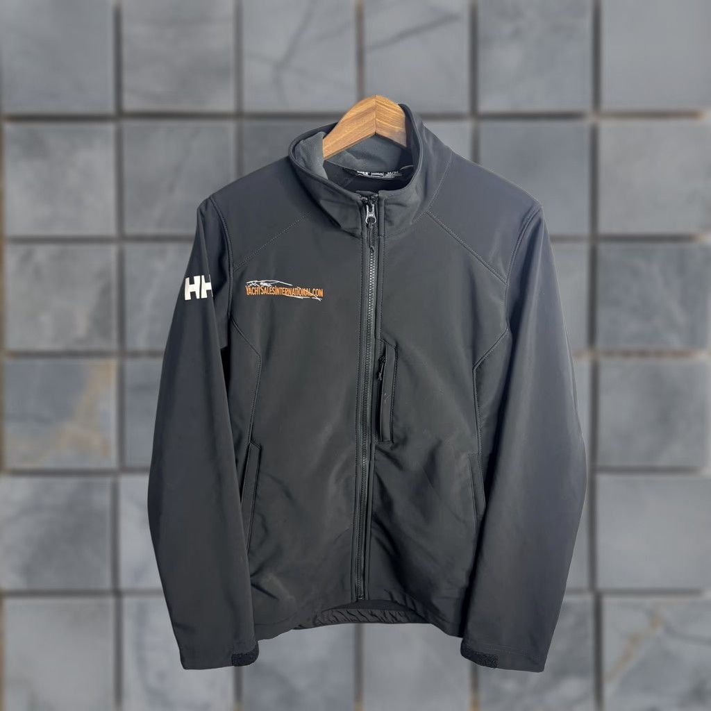 Helly Hansen Helly Hansen Jacket Mens M Black Windbreaker Full Zip Logo Embroidered Pockets Lightweight Breathable Regular Zip Size US M / EU 48-50 / 2 - 1 Thumbnail